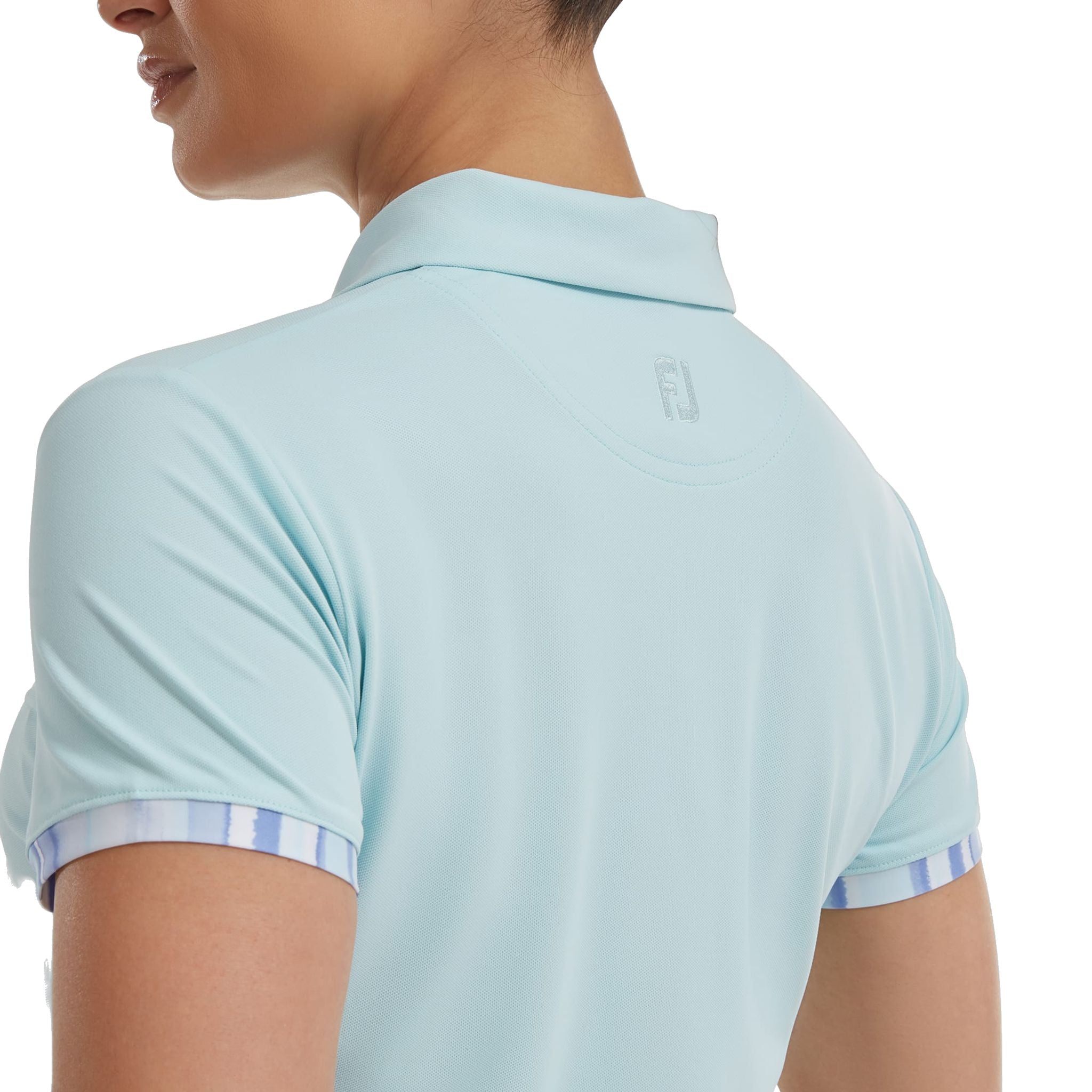 Footjoy Polo Watercolour Trim Pique Damen