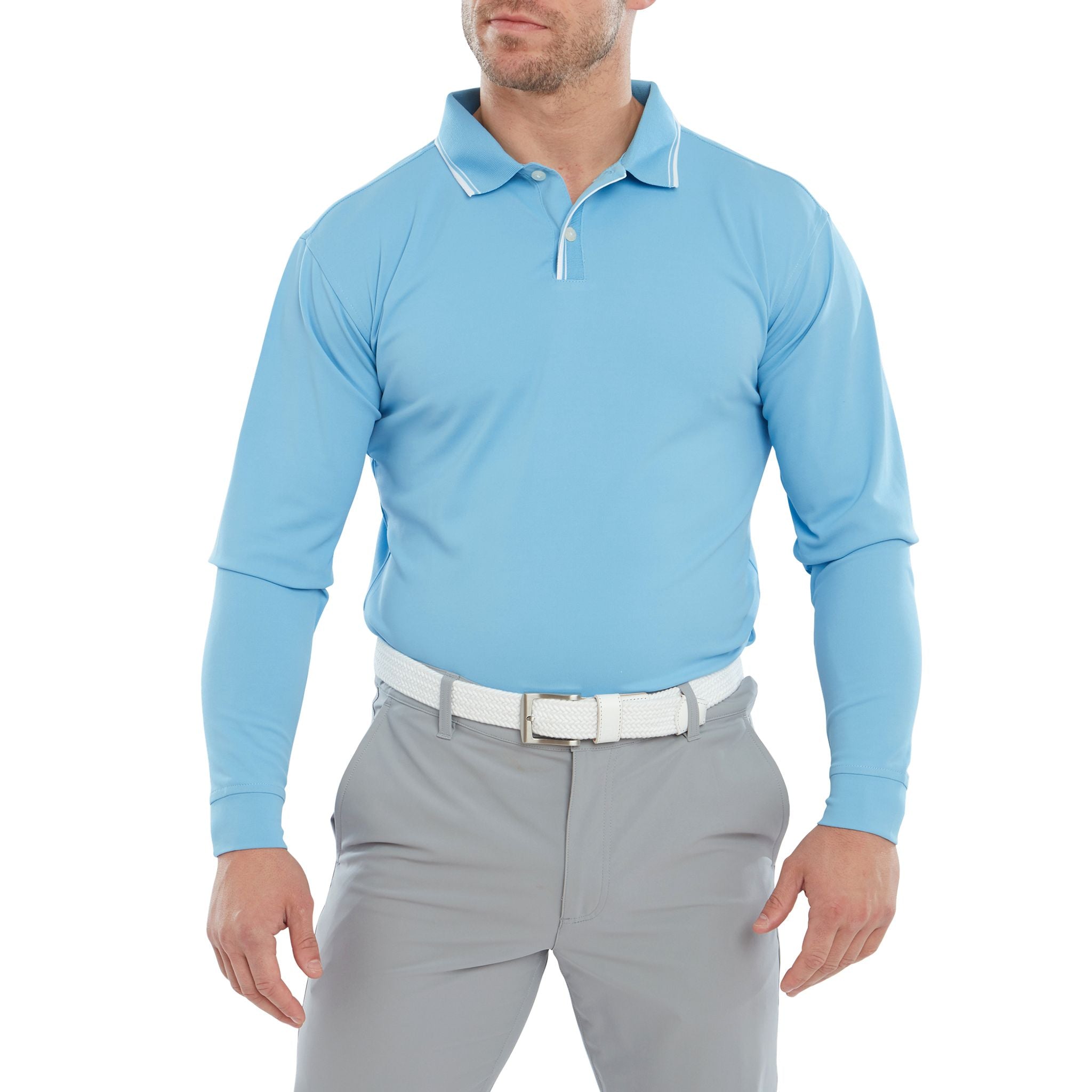 Footjoy Lightweight Sun Protection Langarm-Polo Herren