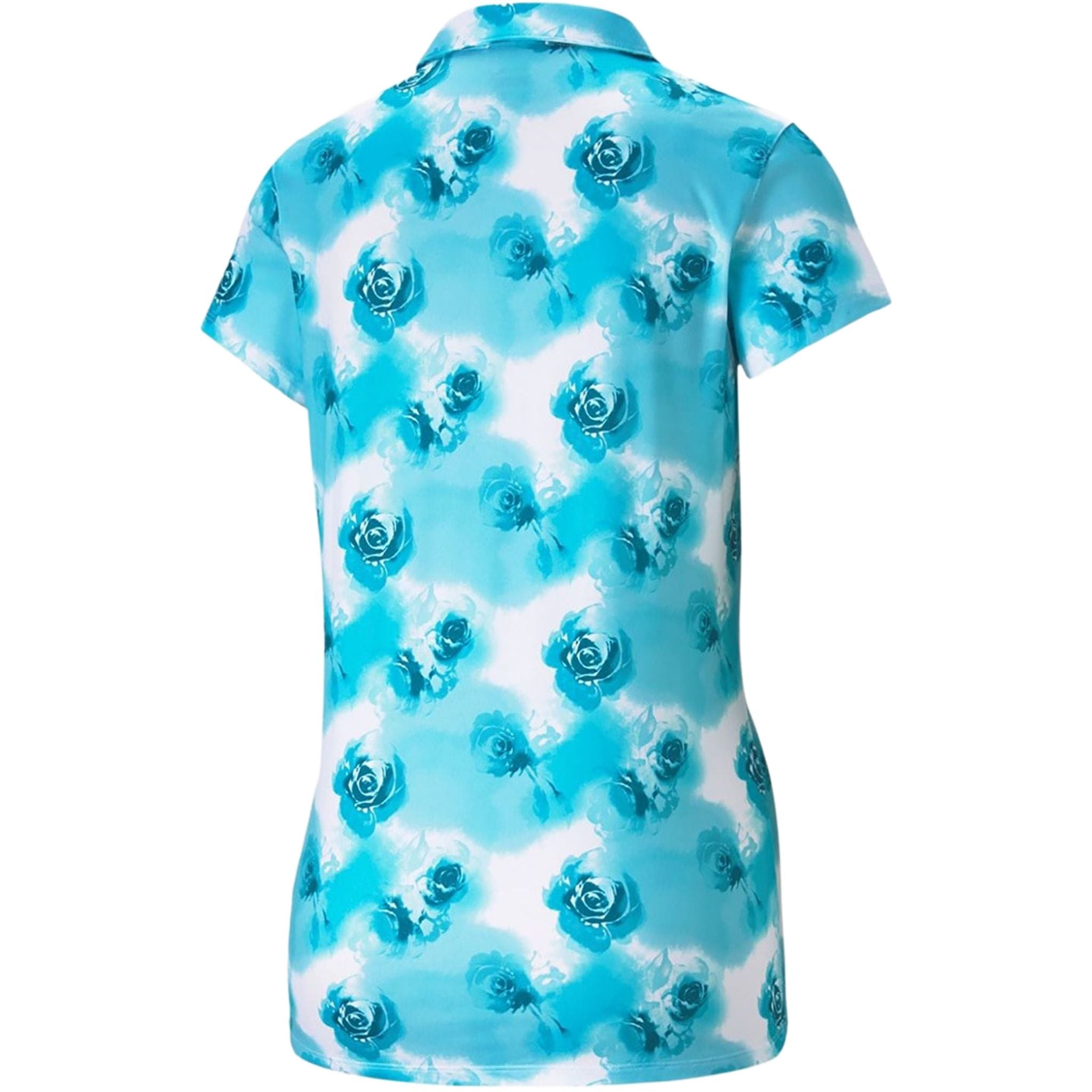 Puma Cloudspun Watercolor Floral Polo Damen