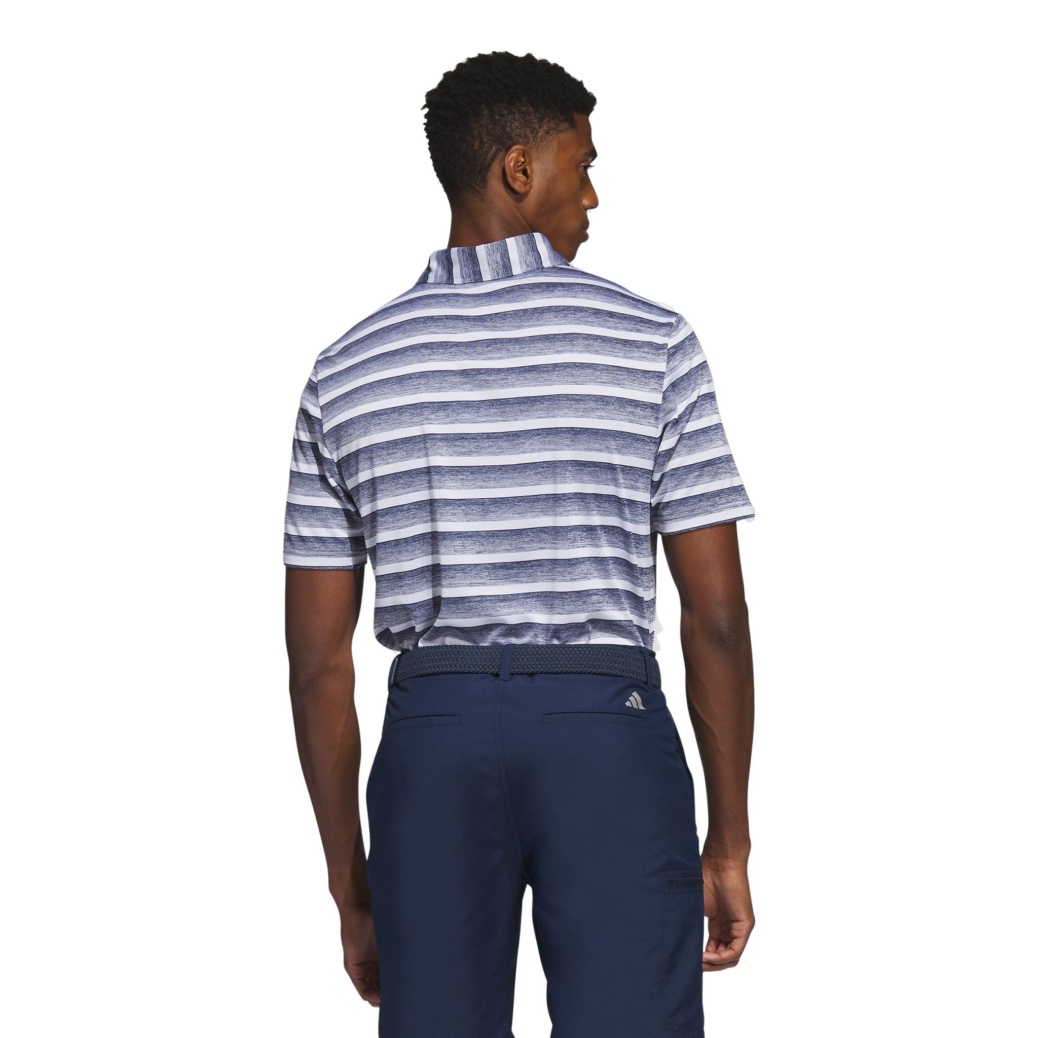 Adidas Two-Color Stripe Poloshirt Herren
