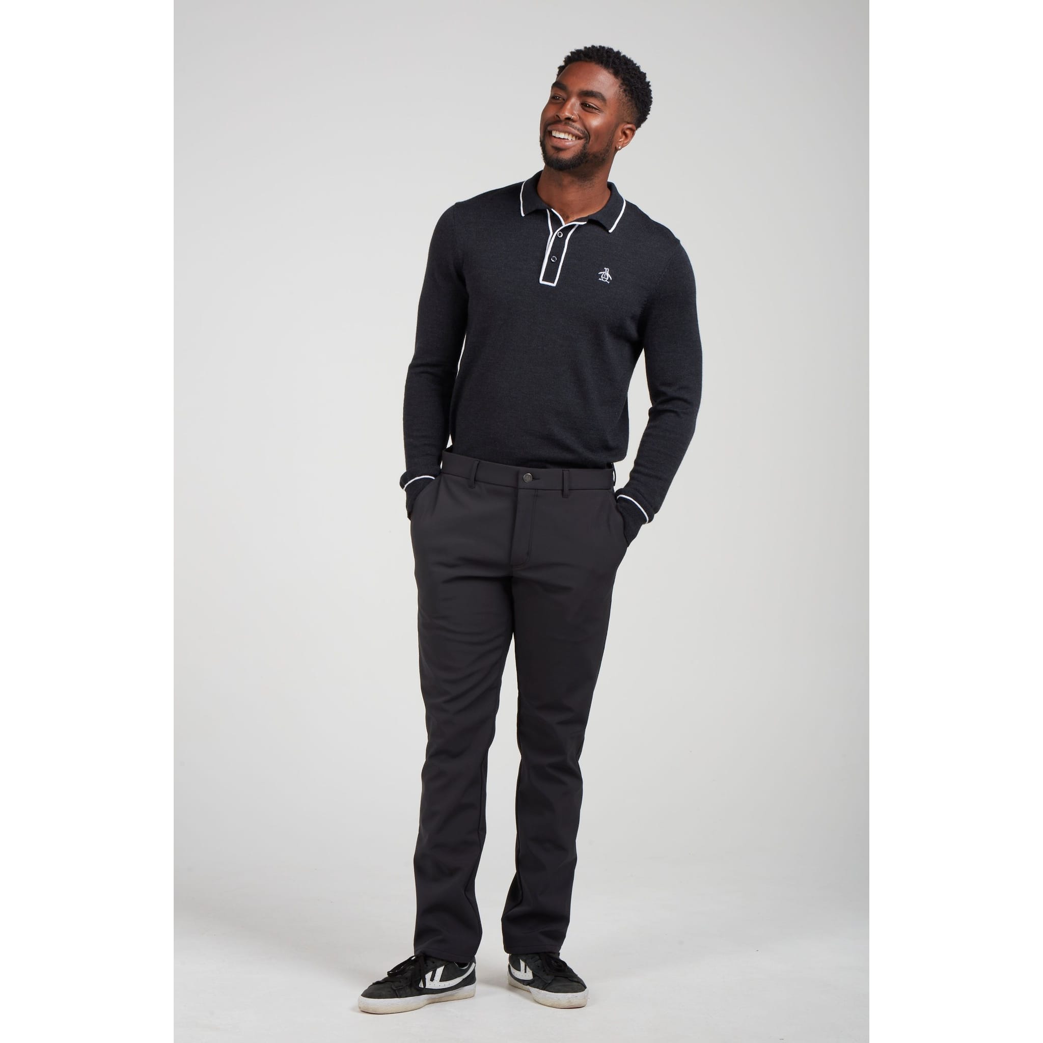 Original Penguin Flat Front Thermal Hose Herren