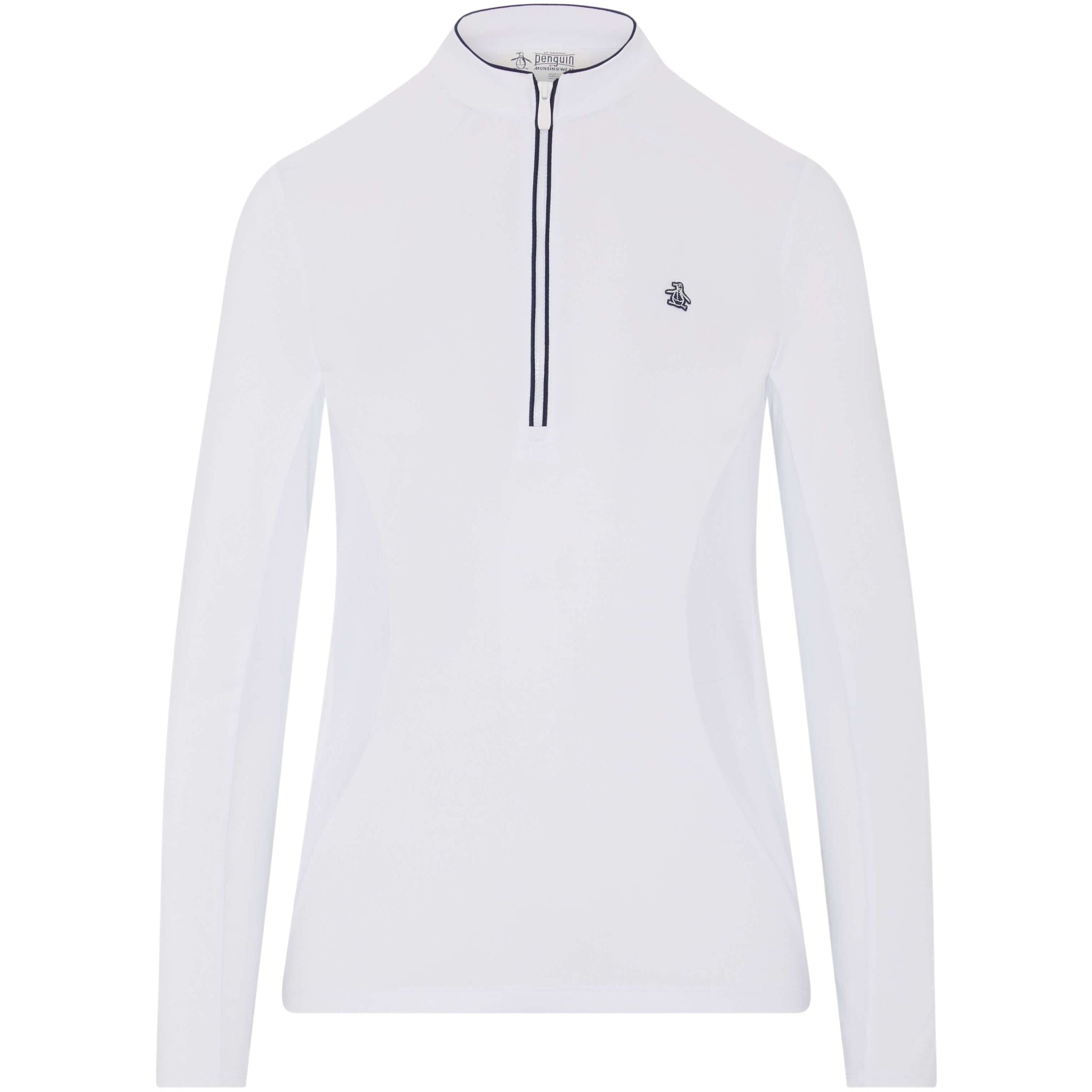 Original Penguin Longsleeve 1/4 Zip Layering Sweater Damen