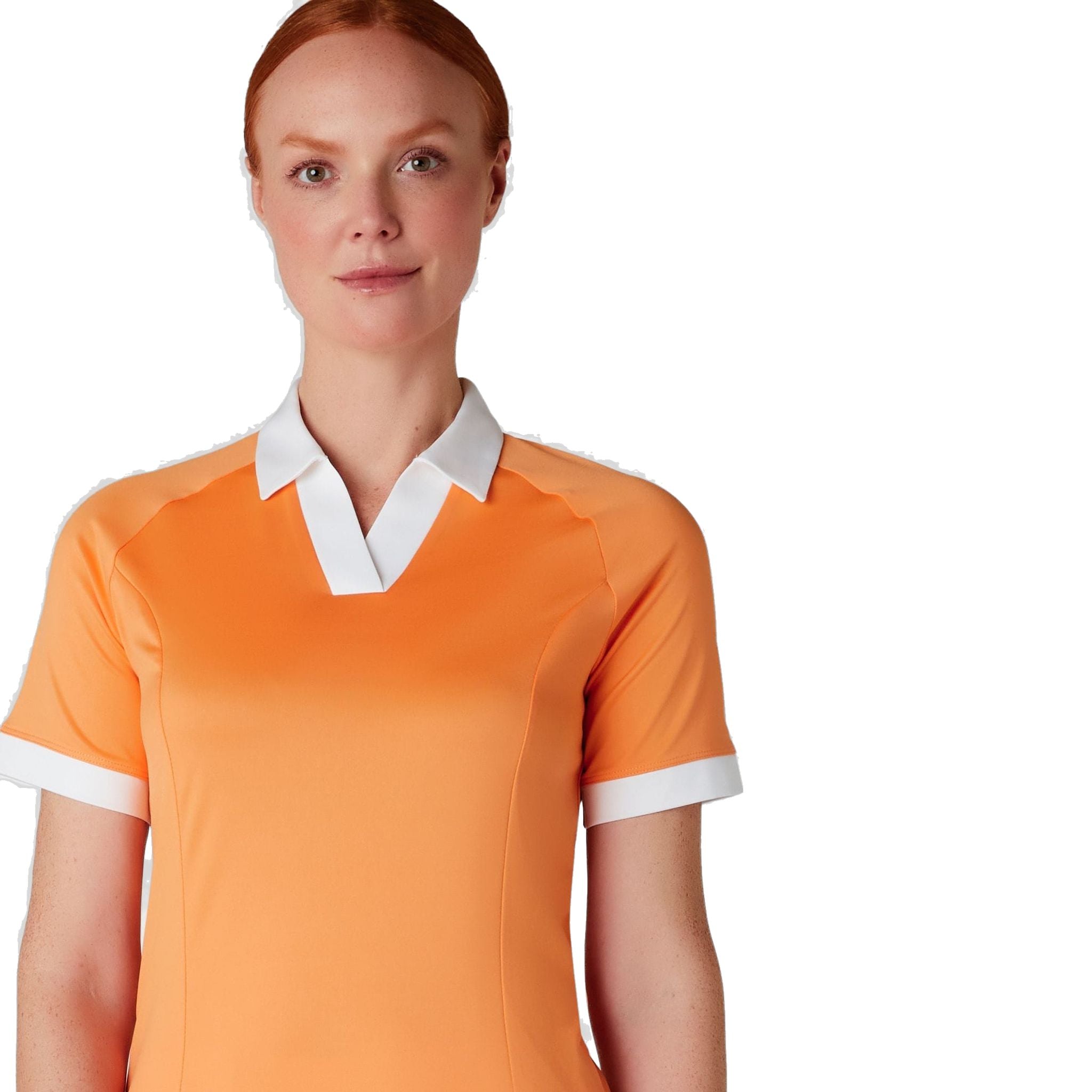 Callaway Short Sleeve V-Placket ColorBL Shirt Damen
