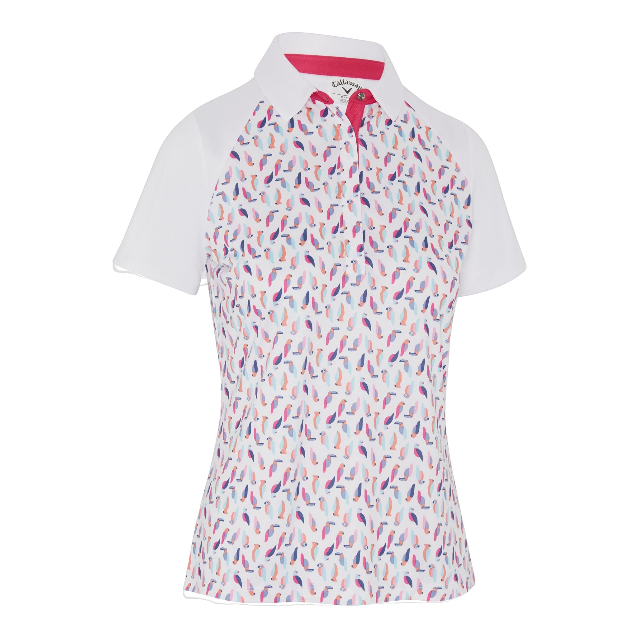 Callaway Birdie/Eagle Print Polo Damen
