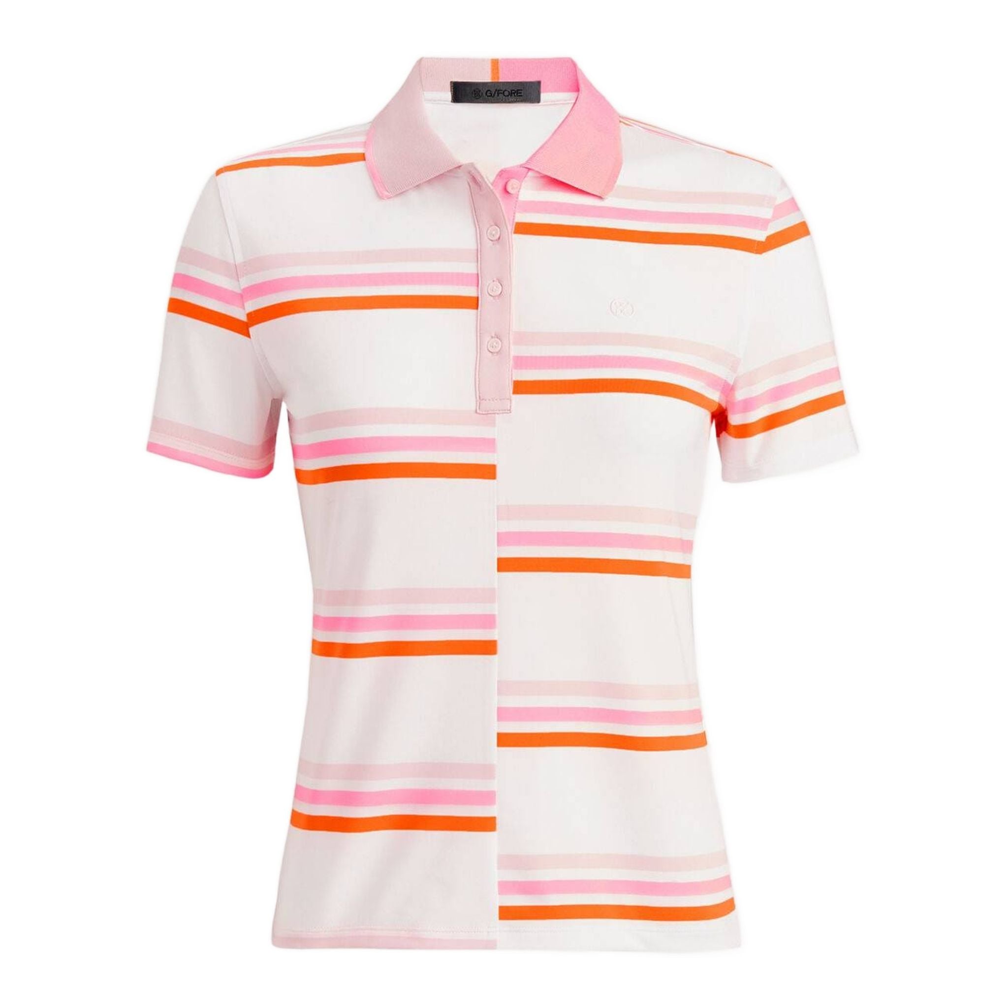 GFORE Offset Gradient Stripe Tech Polo Damen