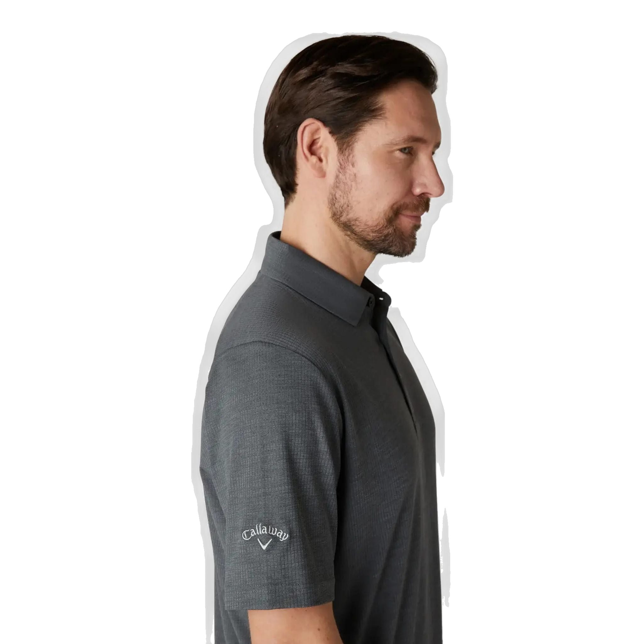 Callaway Premium Jacquard Poloshirt Herren