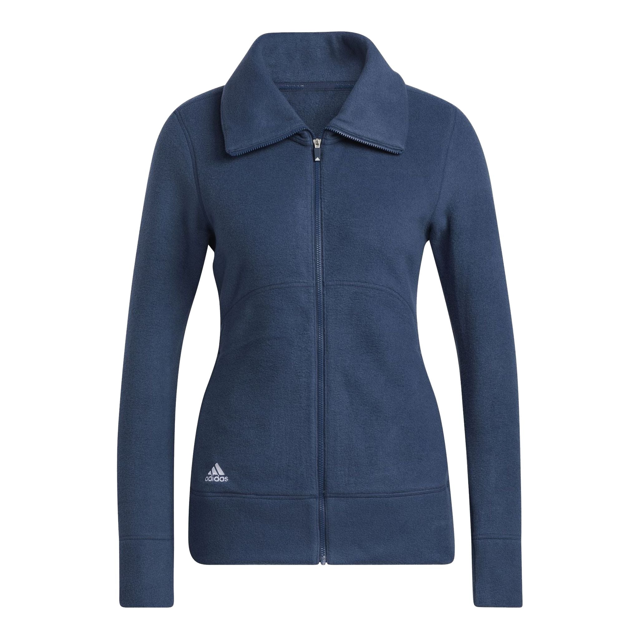 Adidas Full Zip Golf Fleece Jacke Crew Navy Damen Damen