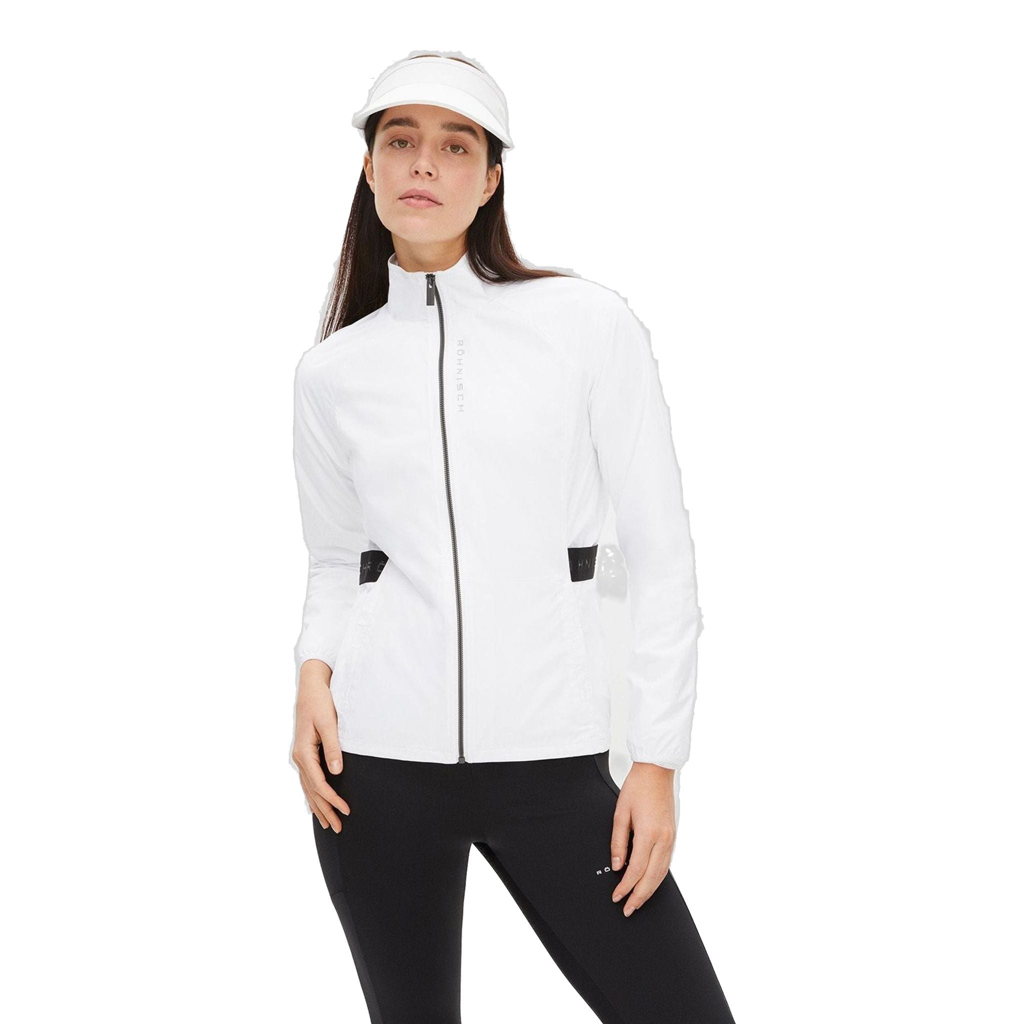 Röhnisch Miles Golf Wind Jacke Damen Pure White XXXL Damen