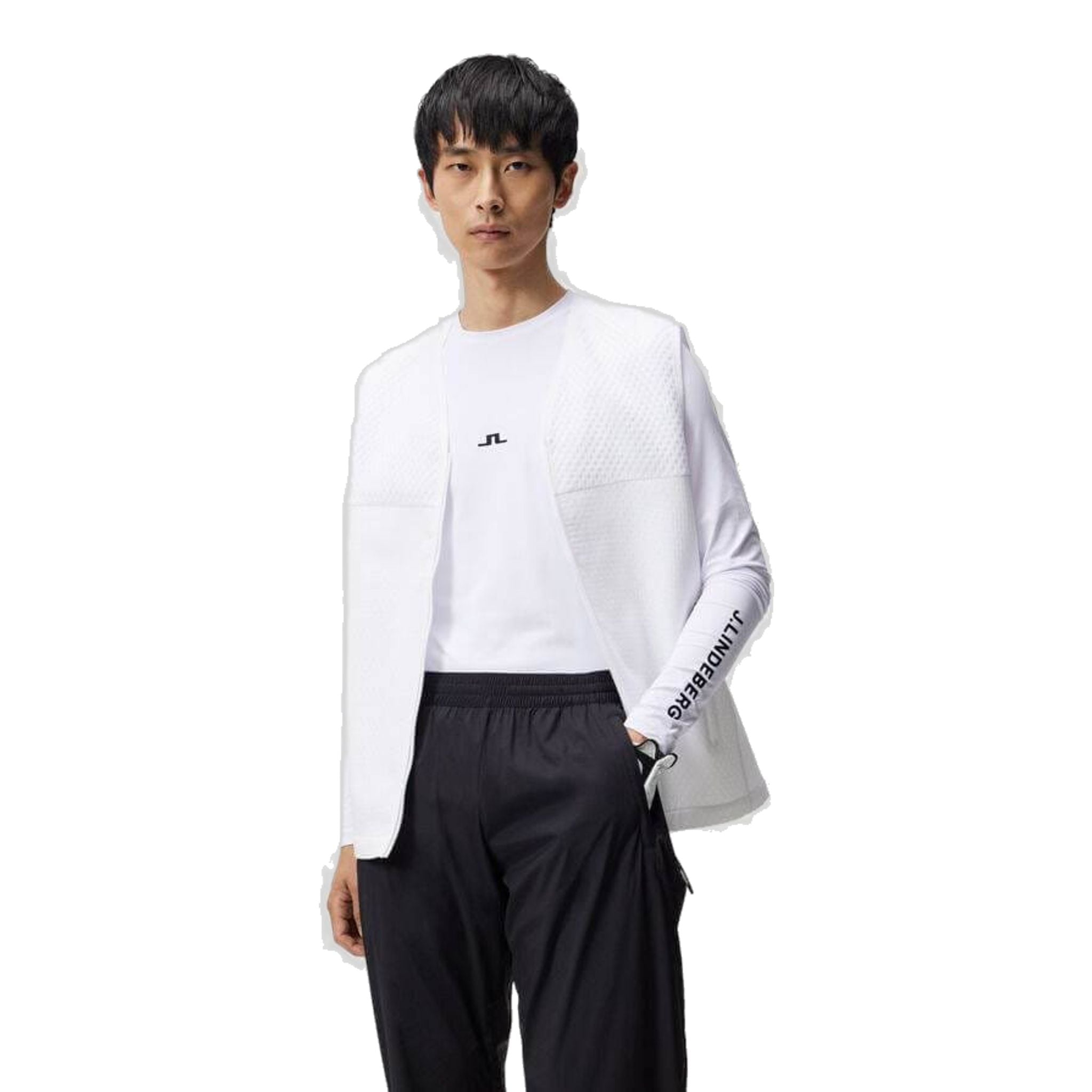 J. Lindeberg Thor Long Sleeve Herren White M Herren