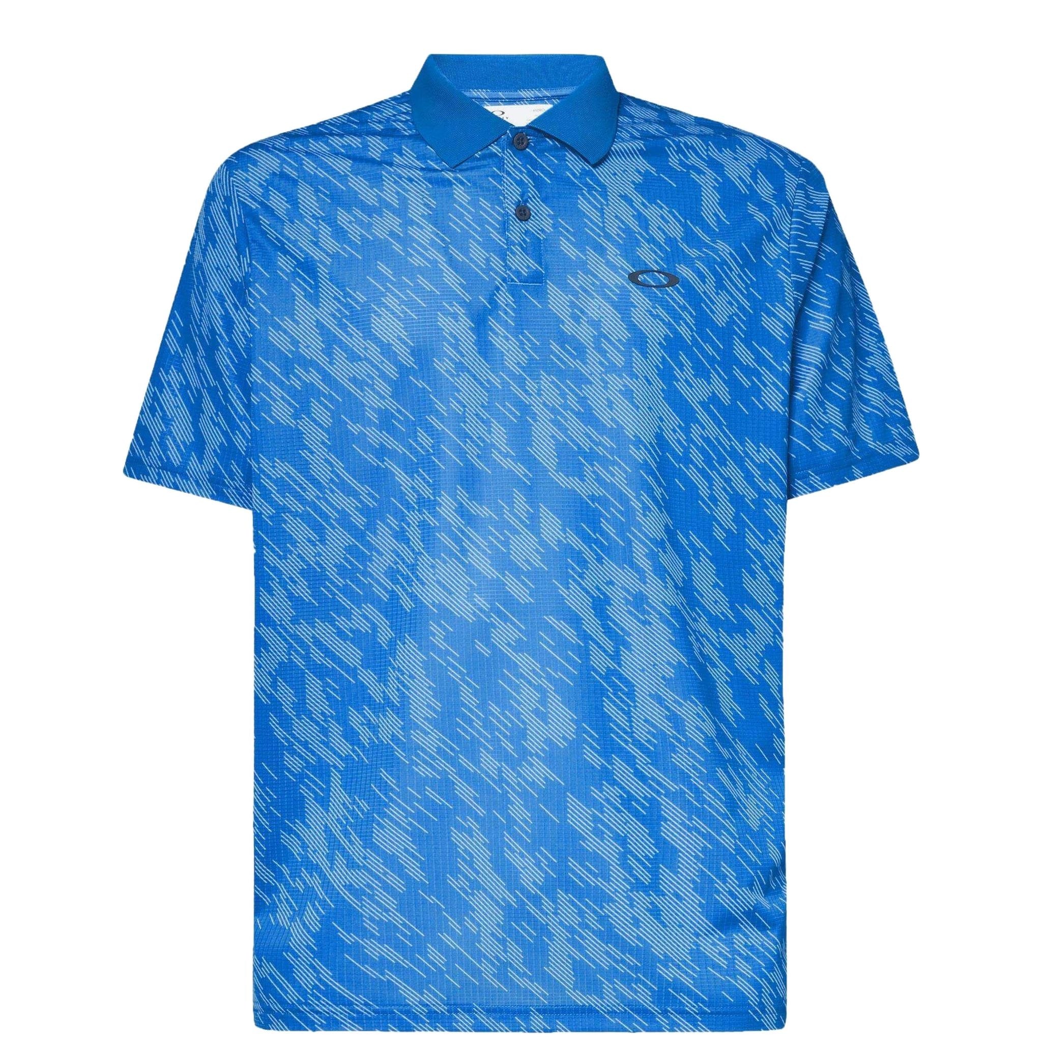Oakley Contender Print Ozone Poloshirt Herren