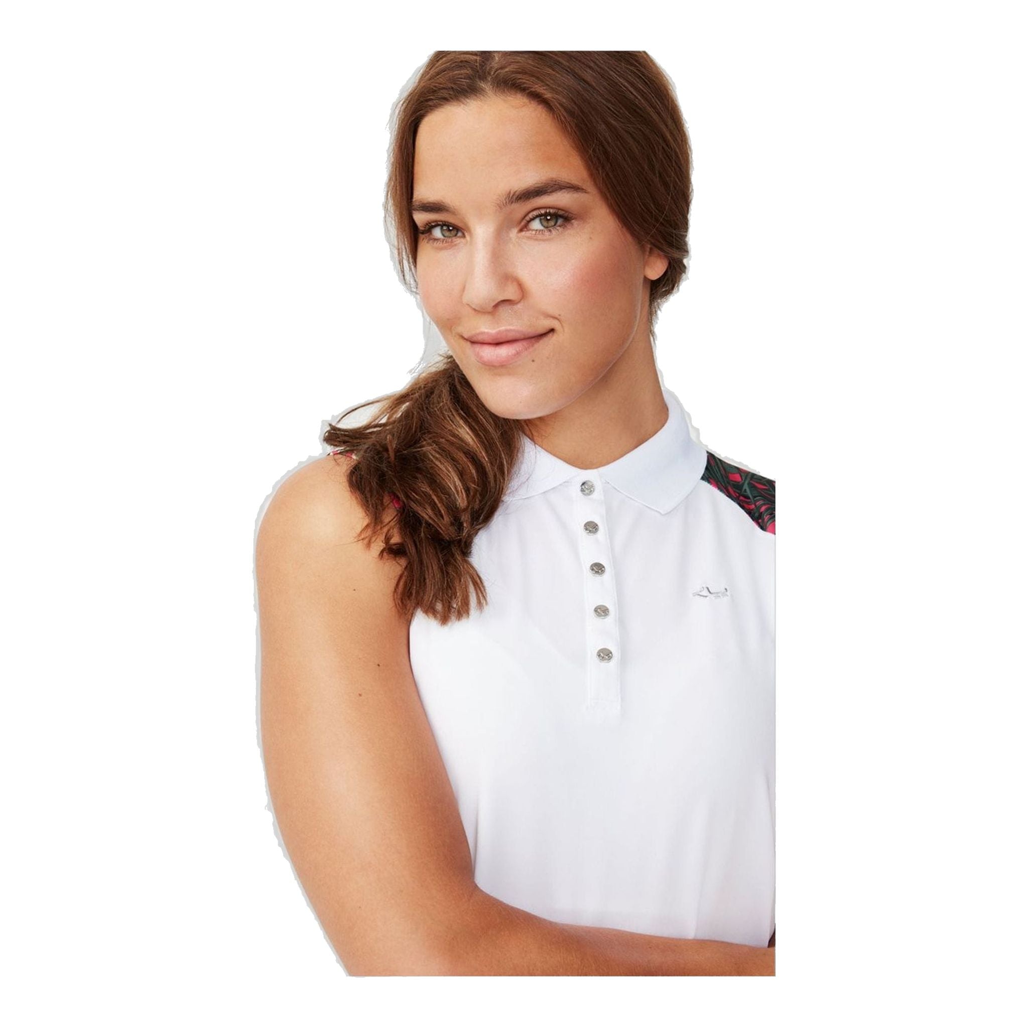 Röhnisch Element SL Polo Palm Fuchsia L Damen