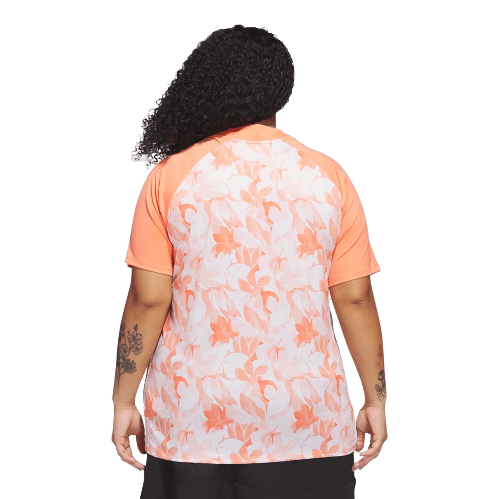 Adidas Floral Poloshirt Damen