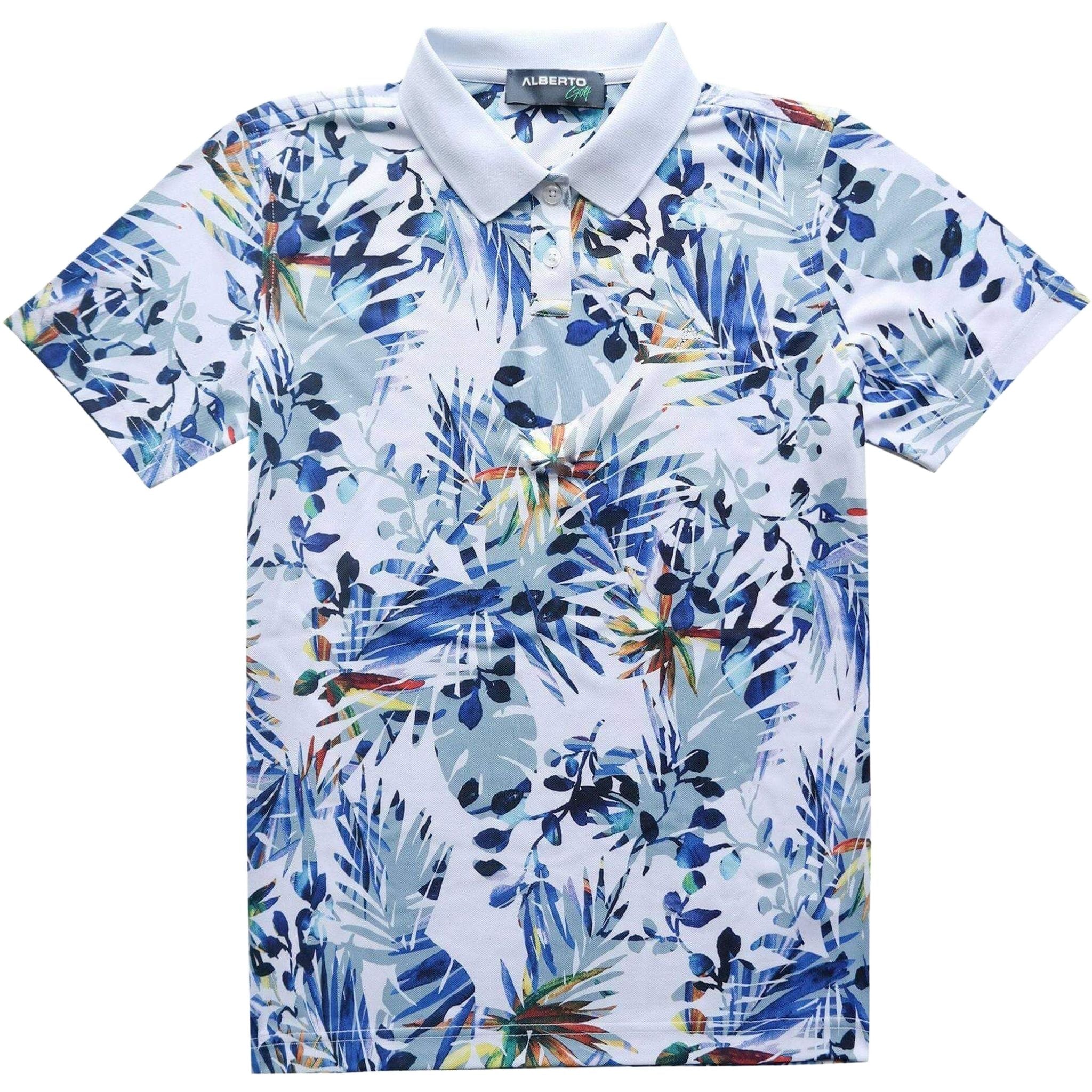 Alberto June Hawaii Print  Poloshirt Damen