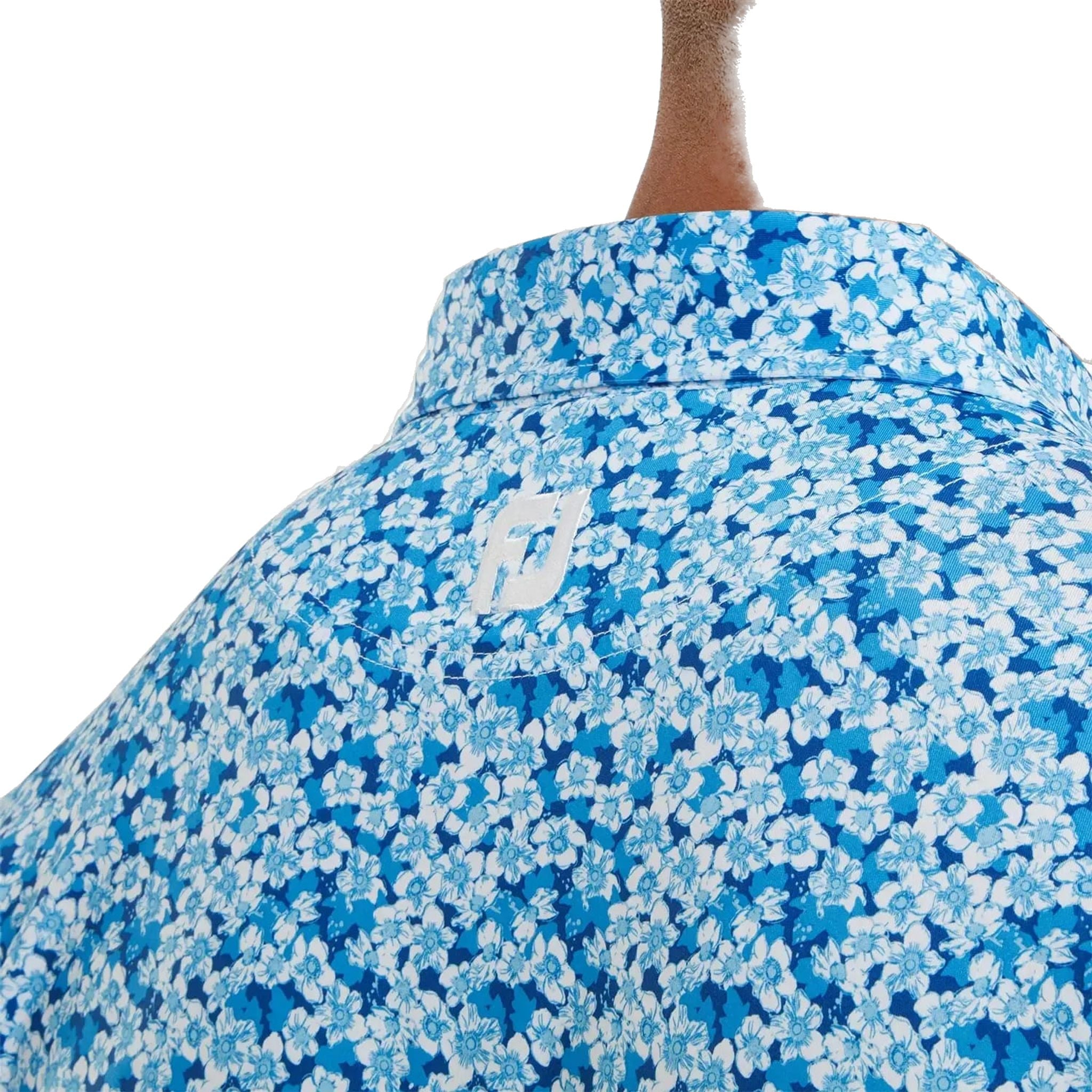 Footjoy Primrose Print Lisle Poloshirt Herren