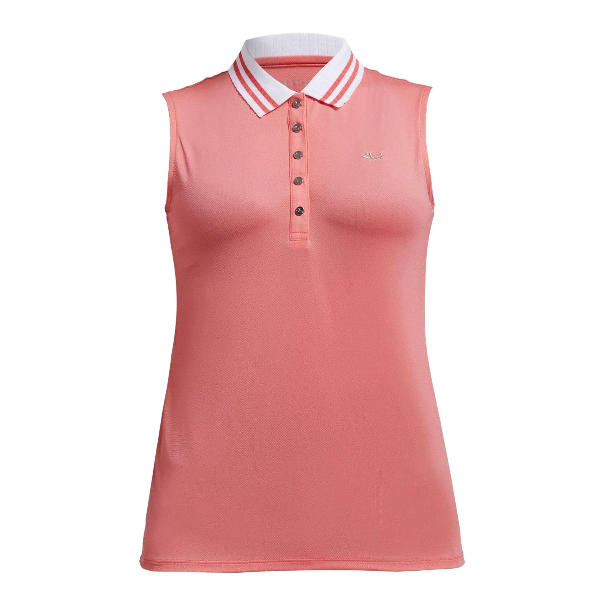 Röhnisch Stripe Poloshirt ärmellos Damen