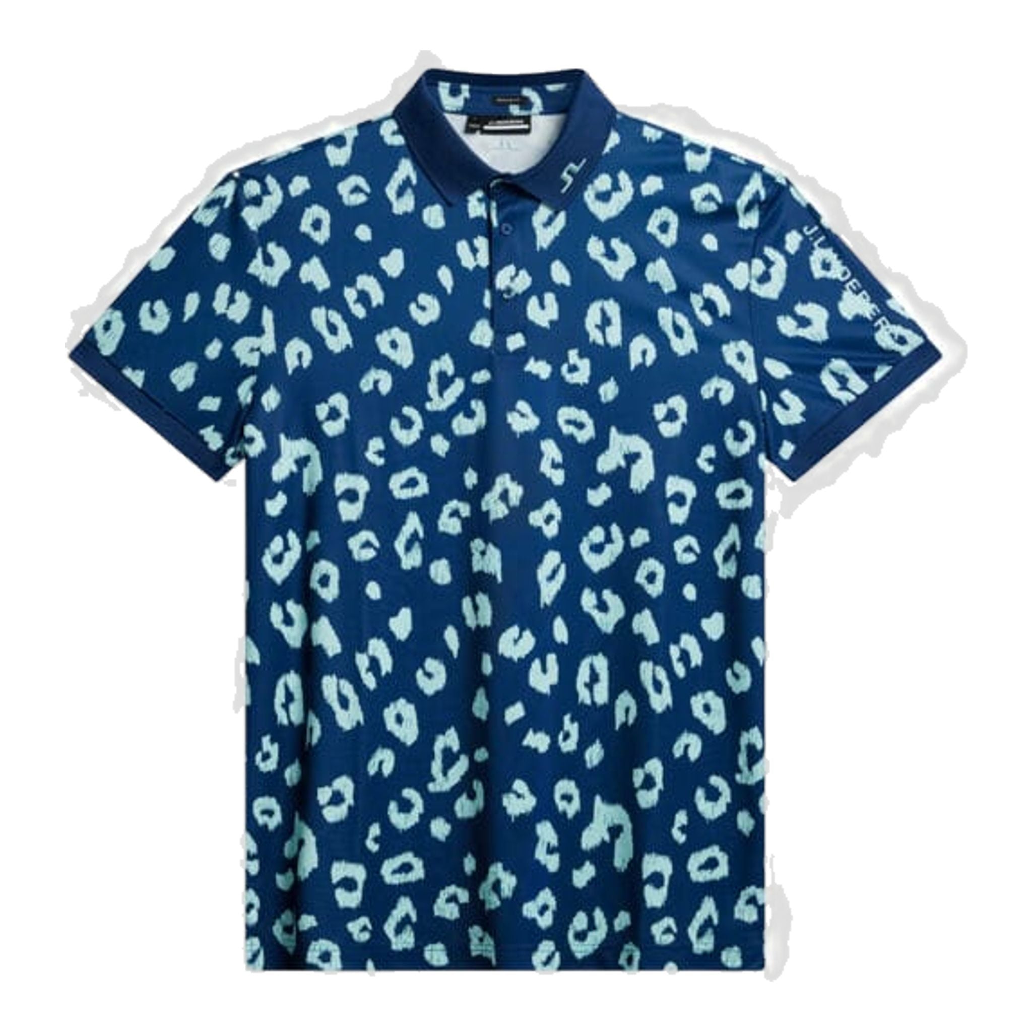 J. Lindeberg Tour Tech Reg Fit Print Polo Herren