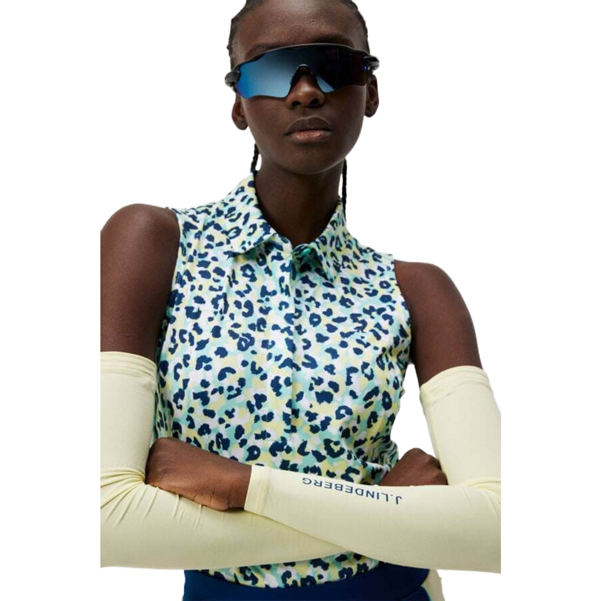 J. Lindeberg Dena Print Sleeveless Top Damen