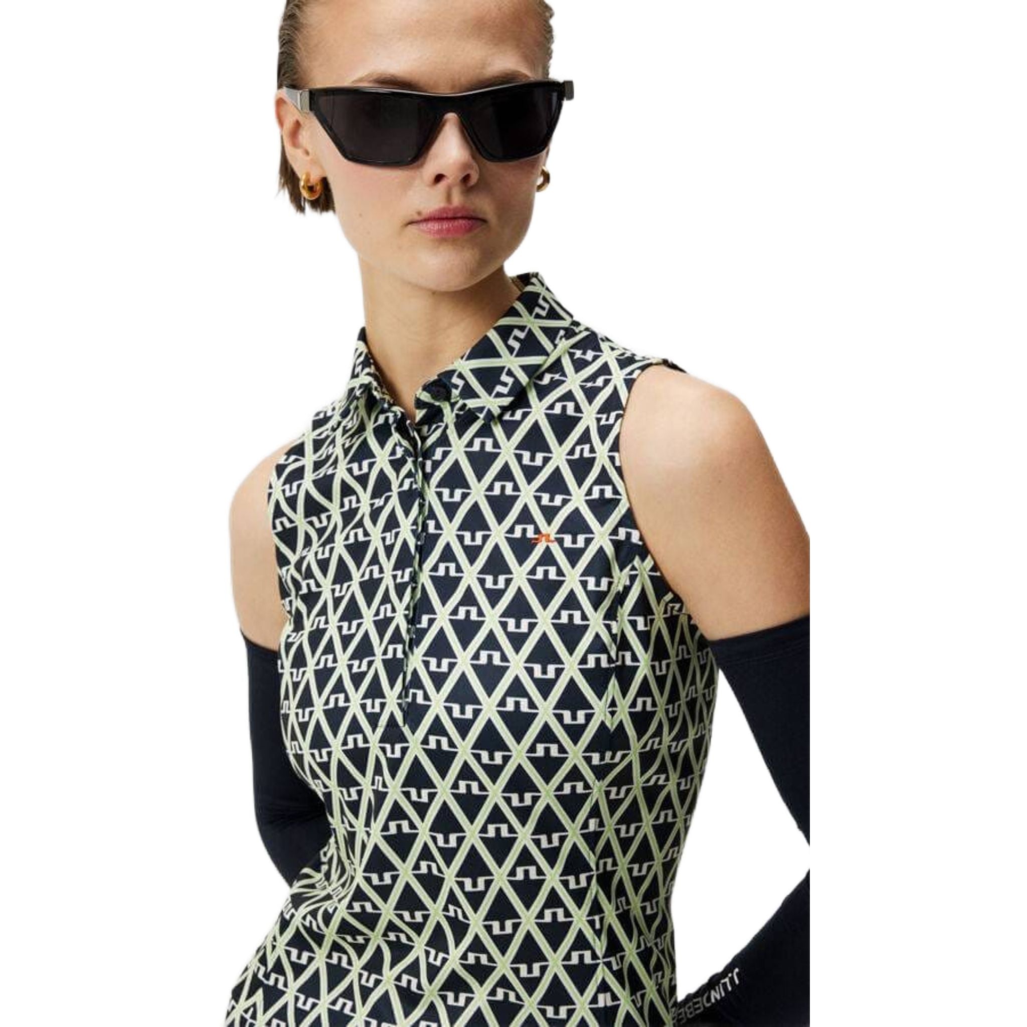 J. Lindeberg Dena Print Sleeveless Top Damen