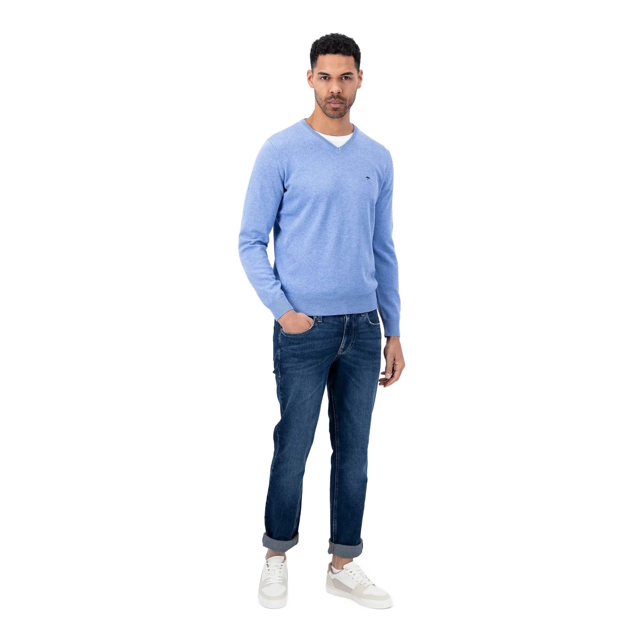 Fynch Hatton V-Neck Pullover Herren