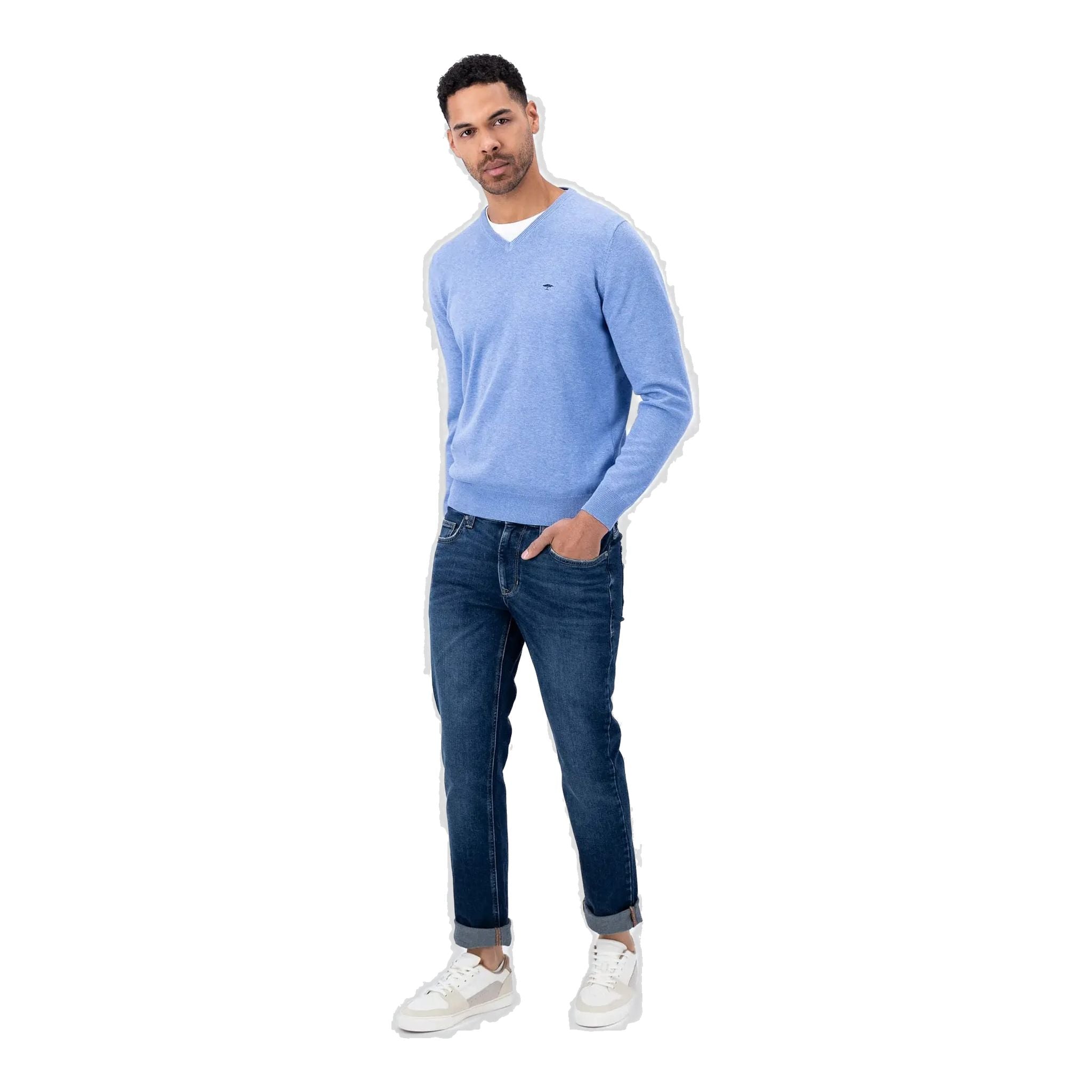 Fynch Hatton V-Neck Pullover Herren
