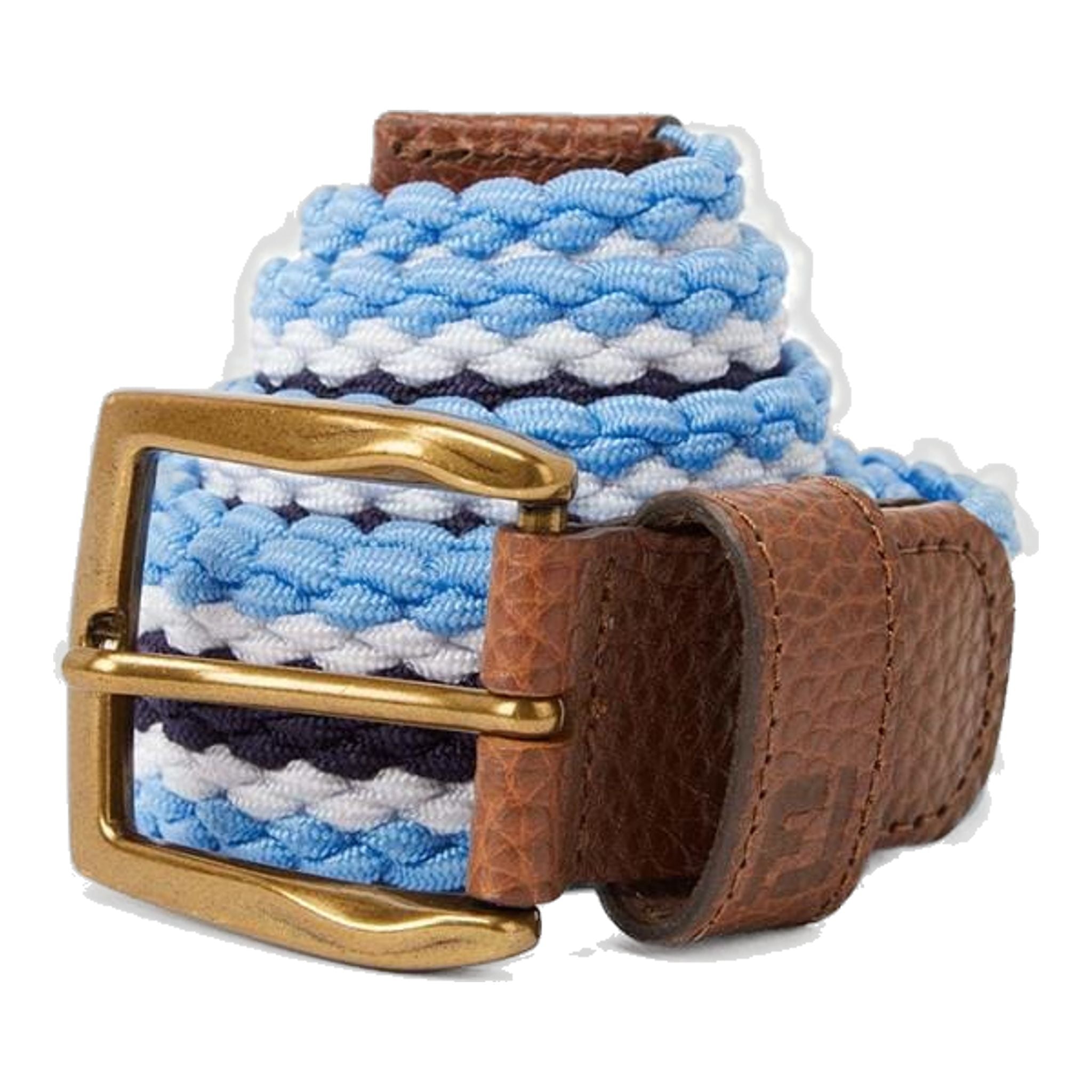 Footjoy Gürtel Striped Herren Twilight, Racing Red, White Herren