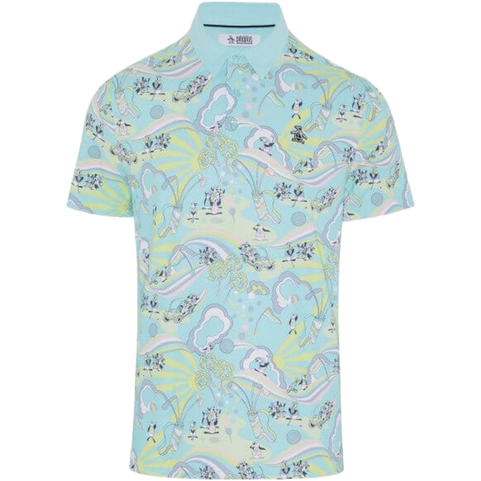 Original Penguin Heritage Print Polo Herren