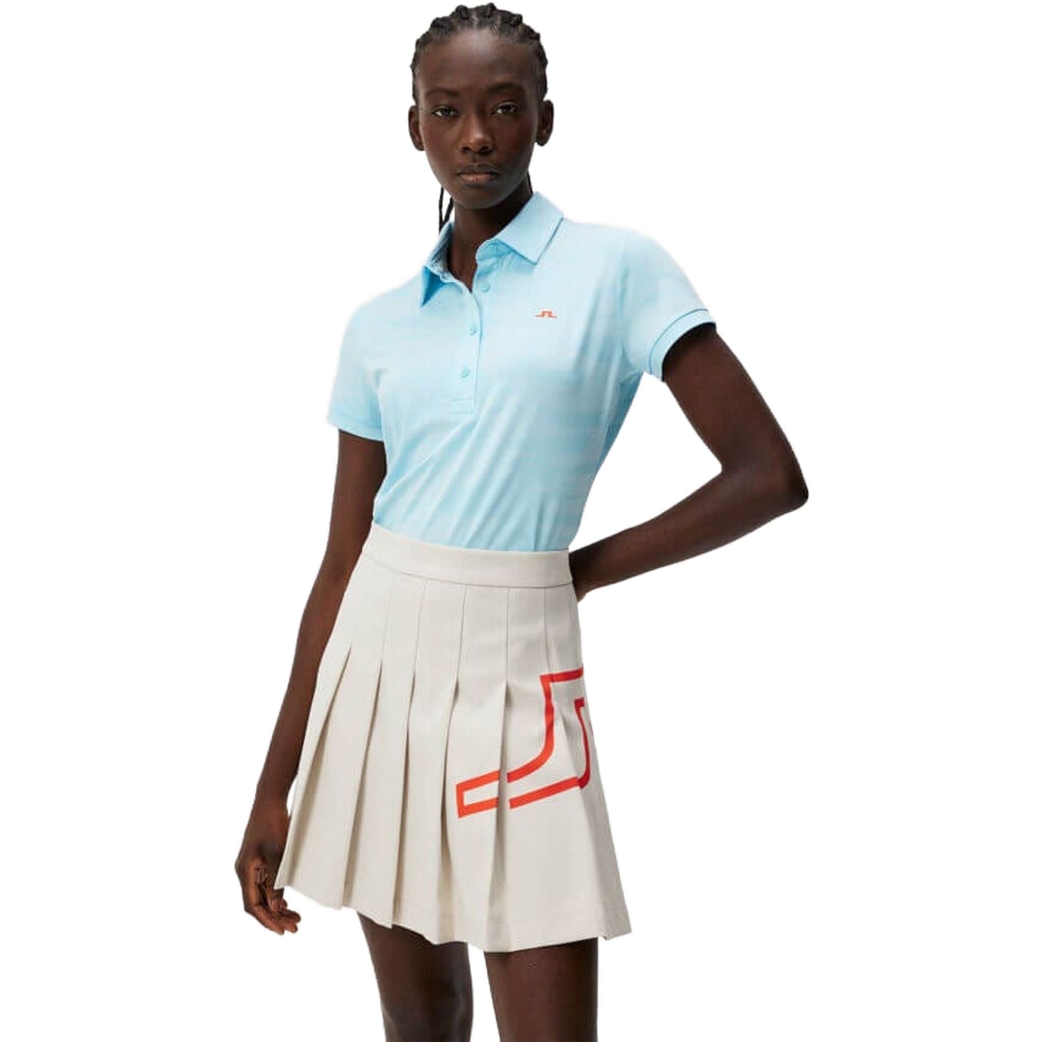 J. Lindeberg Alaya Jacquard Polo Damen