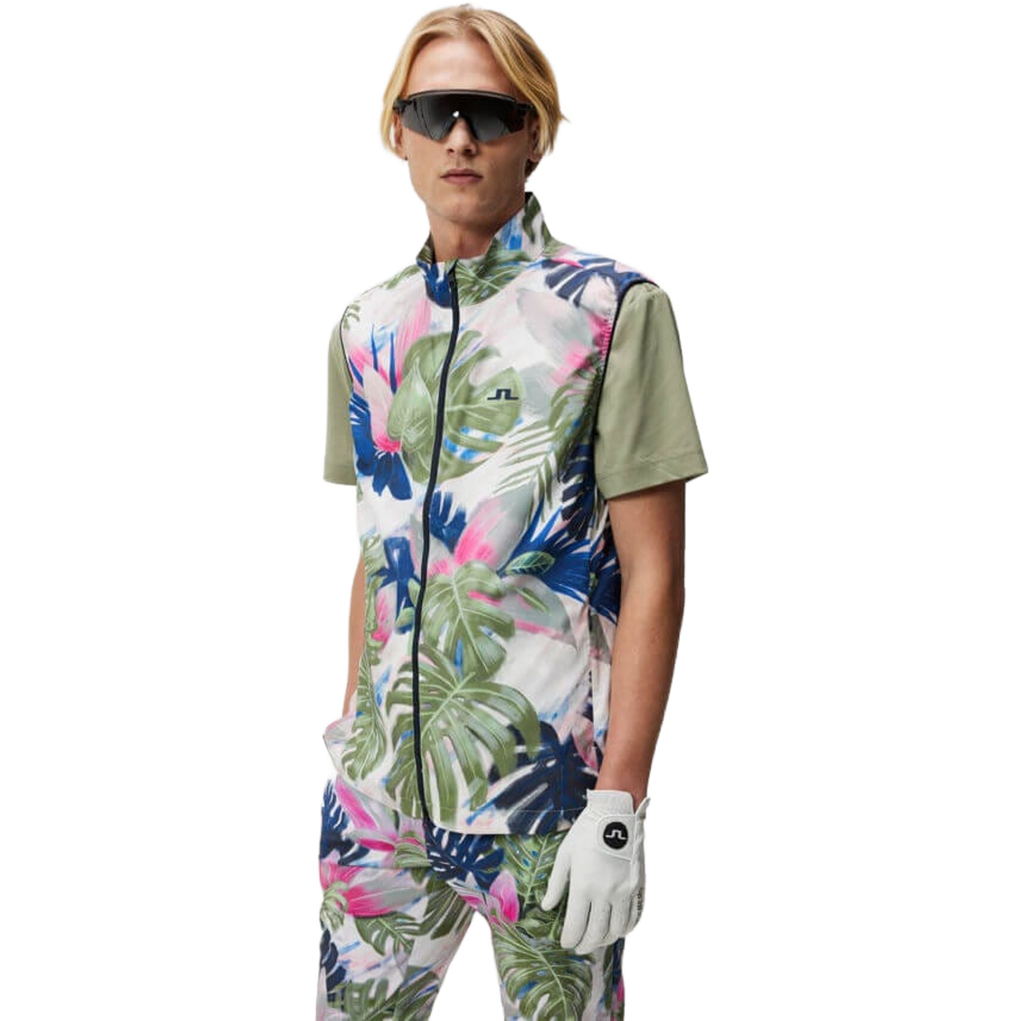 J. Lindeberg Ash Light Packable Vest Print Herren