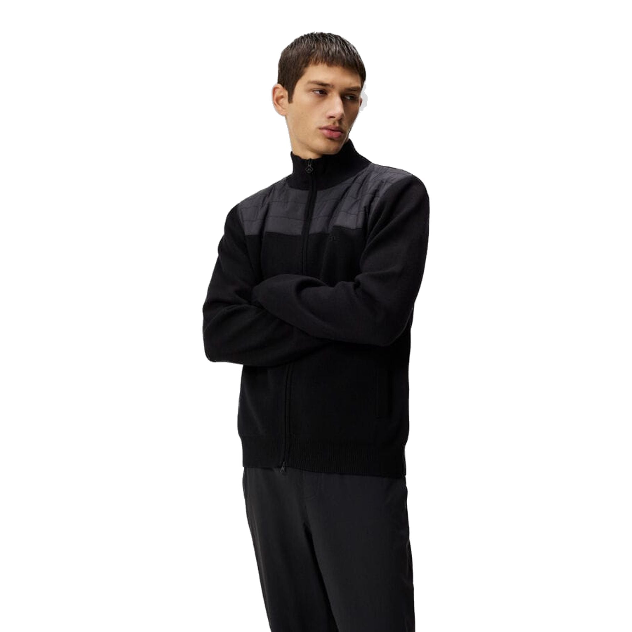 J. Lindeberg Bridge Knitted Hybrid Sweater Herren