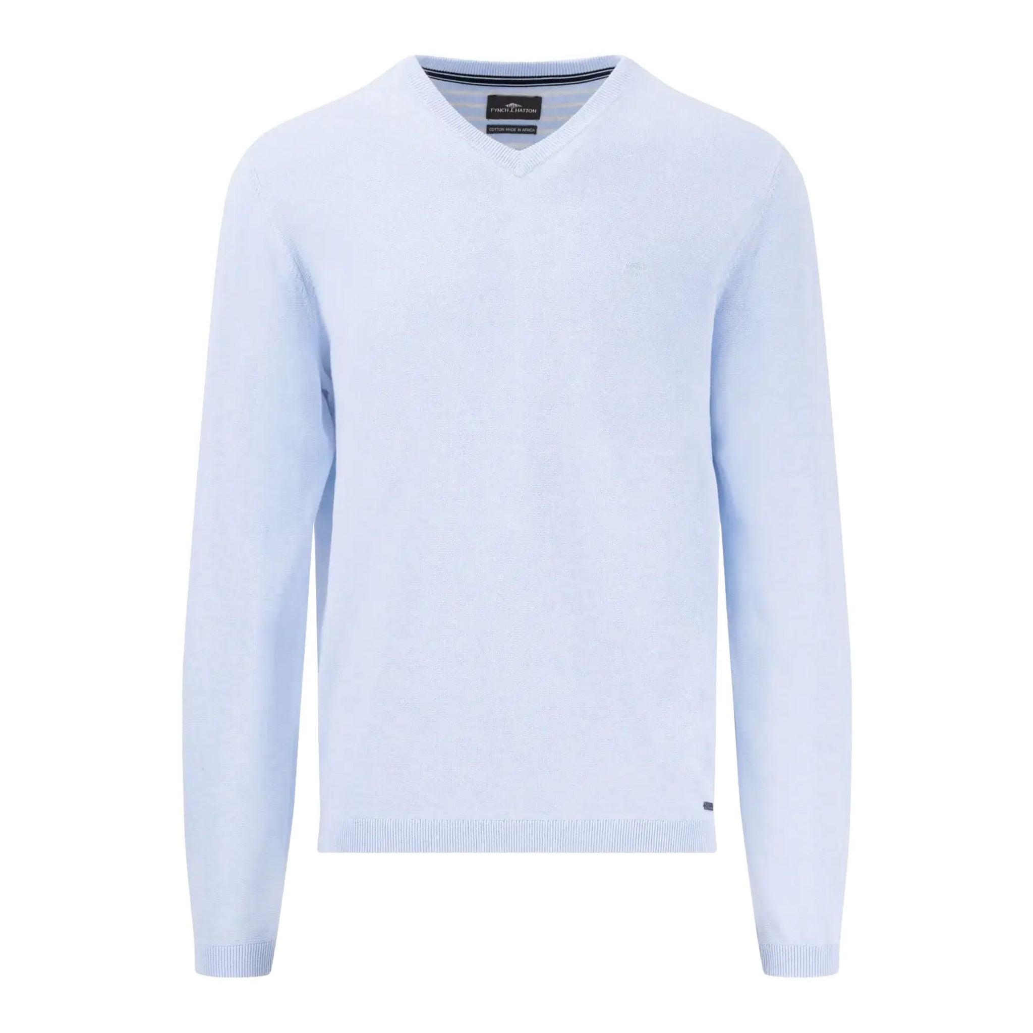 Fynch Hatton Air Cotton V-Neck Herren
