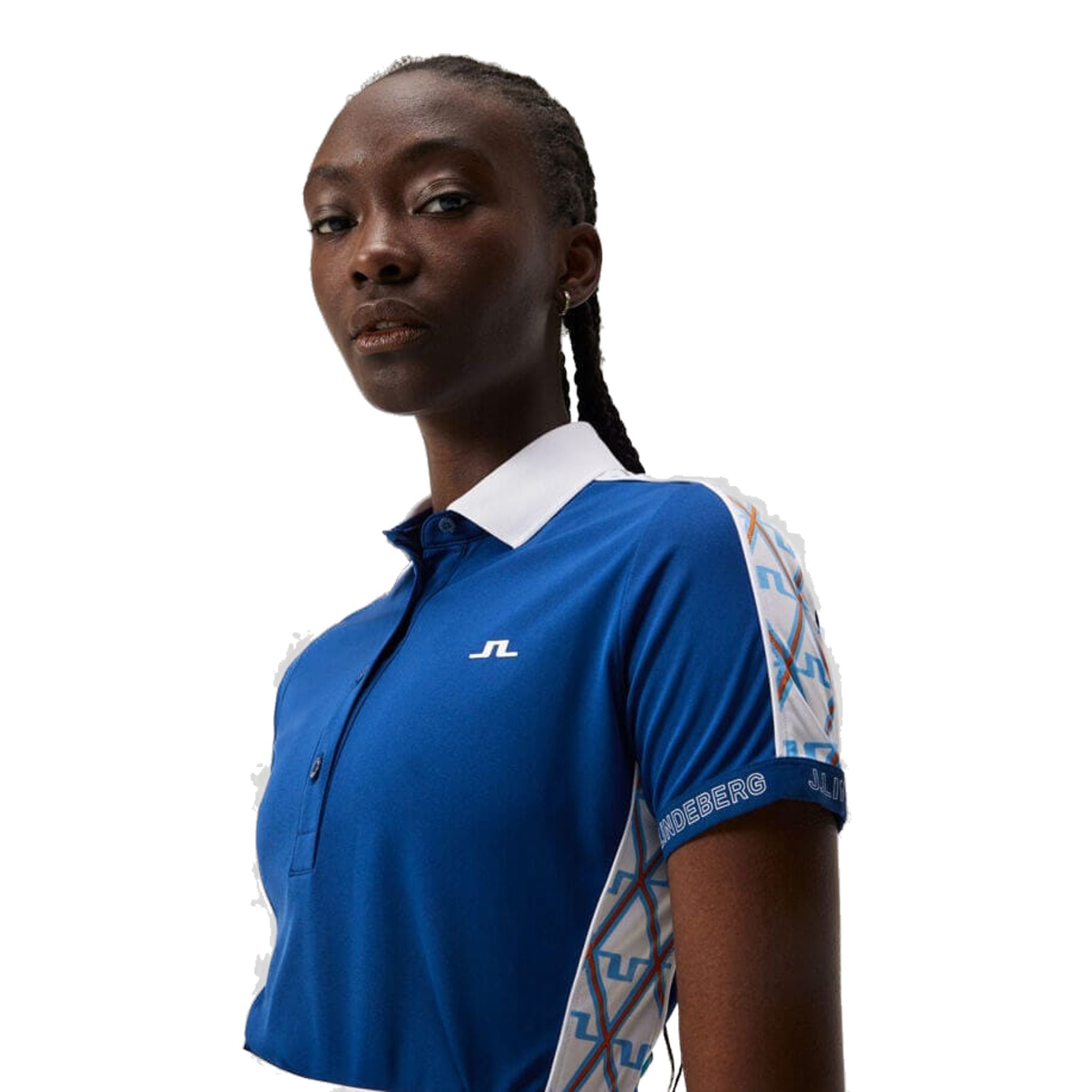 J. Lindeberg Damai Polo Damen Estate Blue Damen