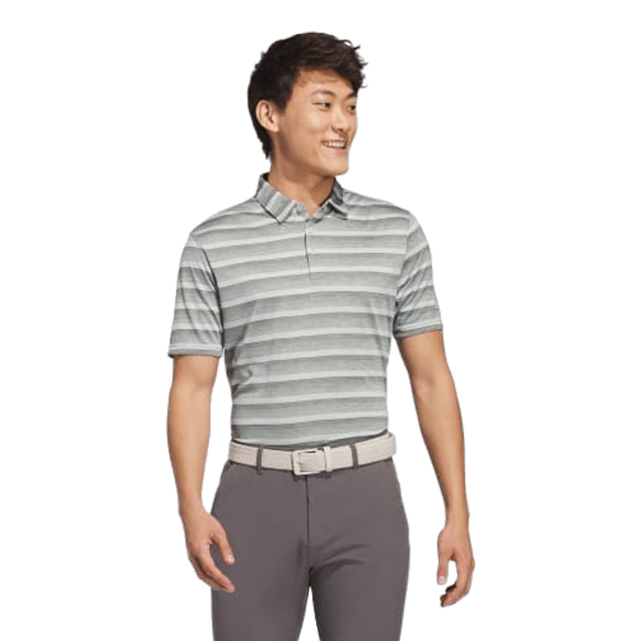 Adidas 2 Color Stripe Polo Herren