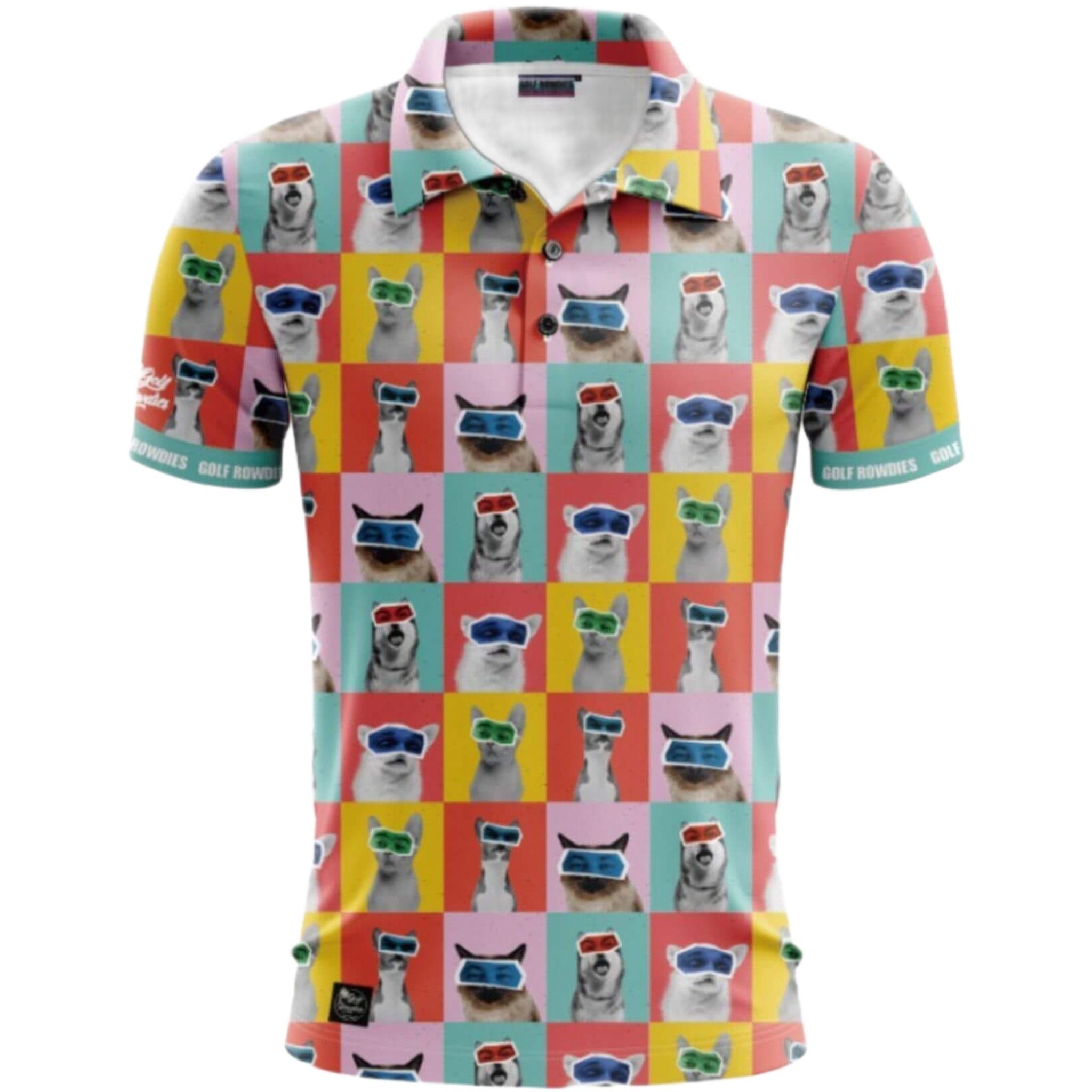 Golf Rowdies Cats & Dogs Polo Herren