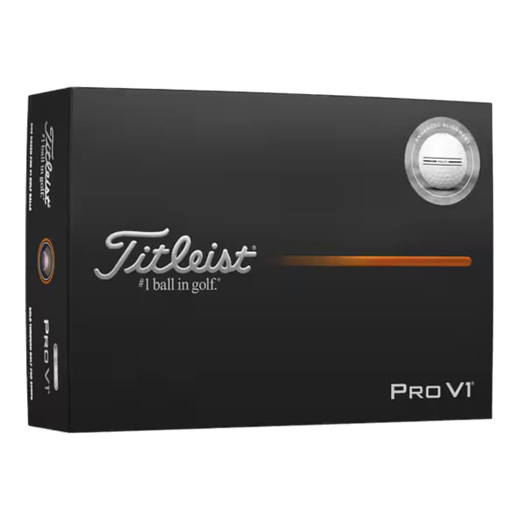 Titleist Pro V1 Elongated Alignment (2025) Golfbälle