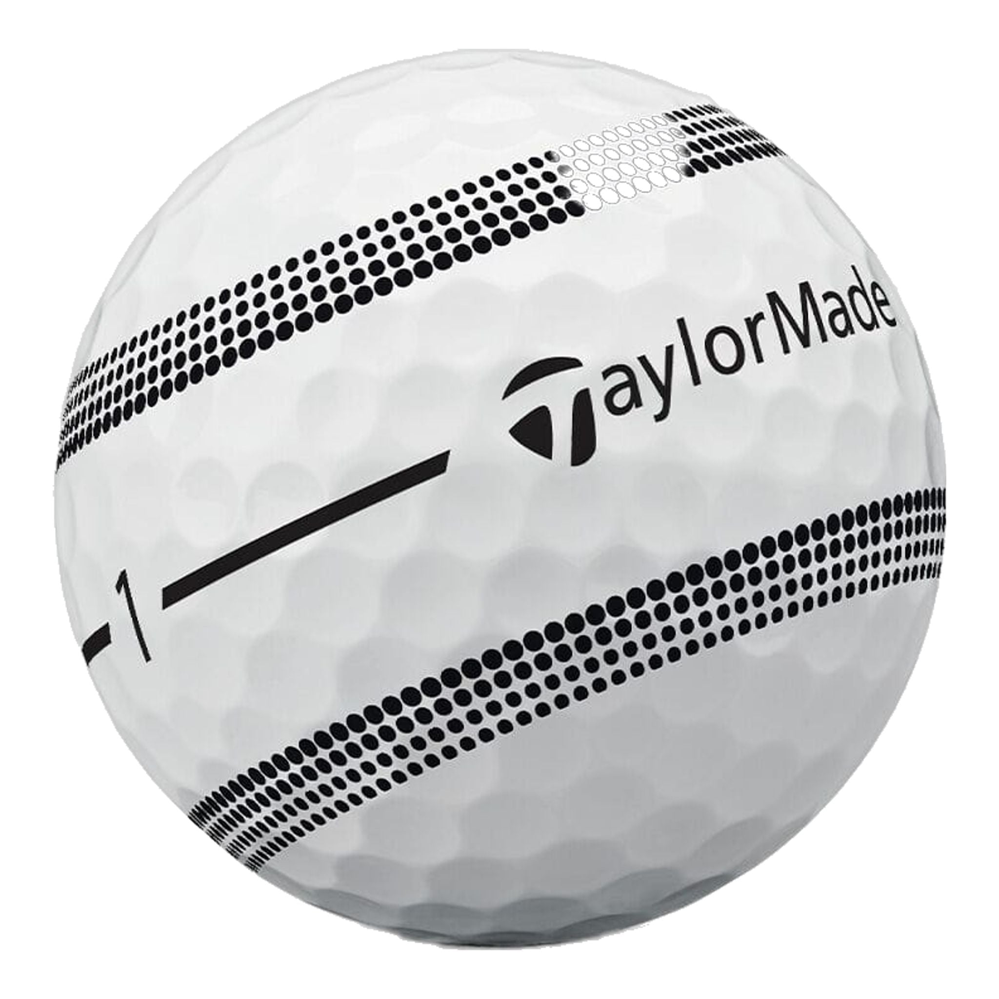 TaylorMade TP5 Stripe (24) (12 Balls) Weiss