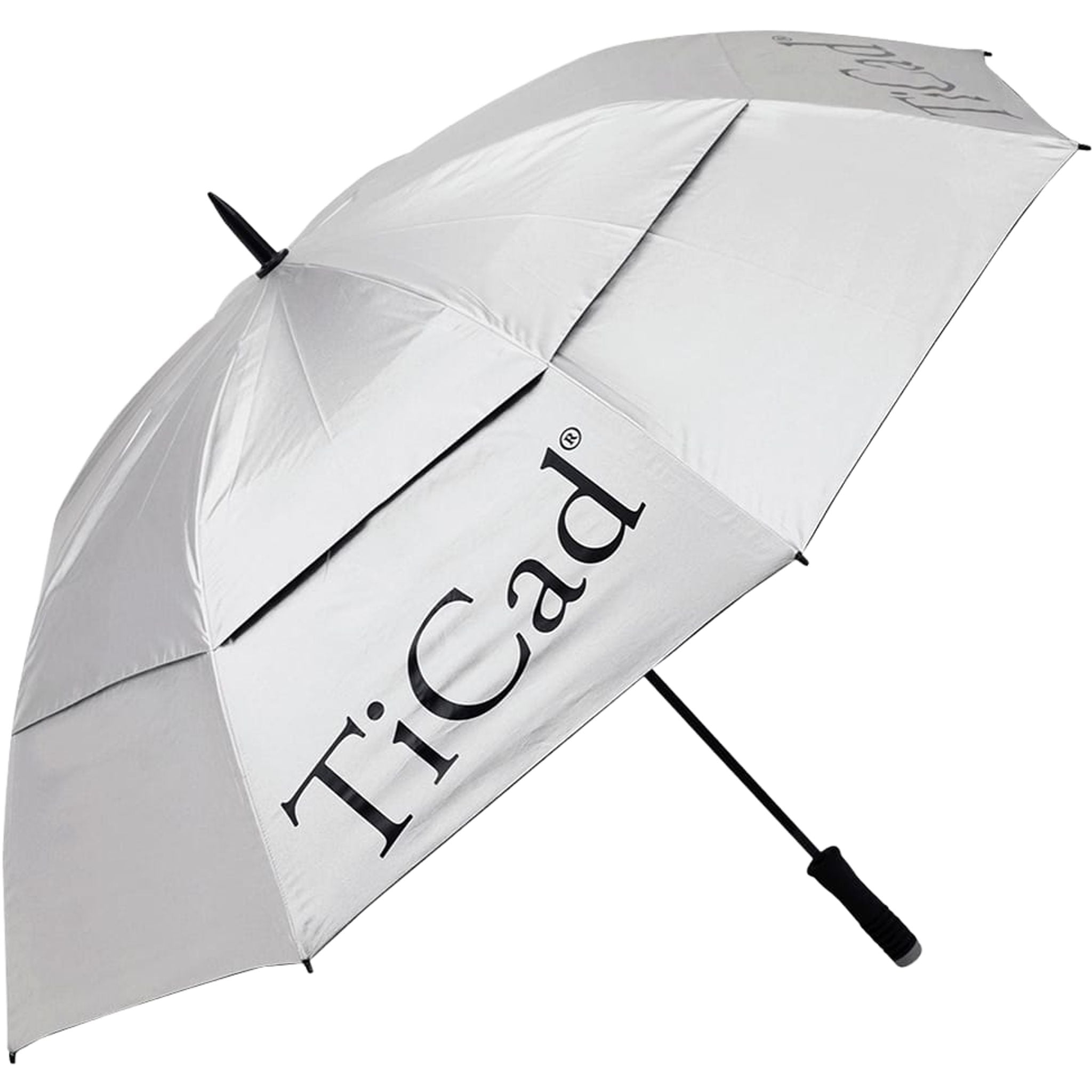 TiCad Regenschirm Silber Windbuster