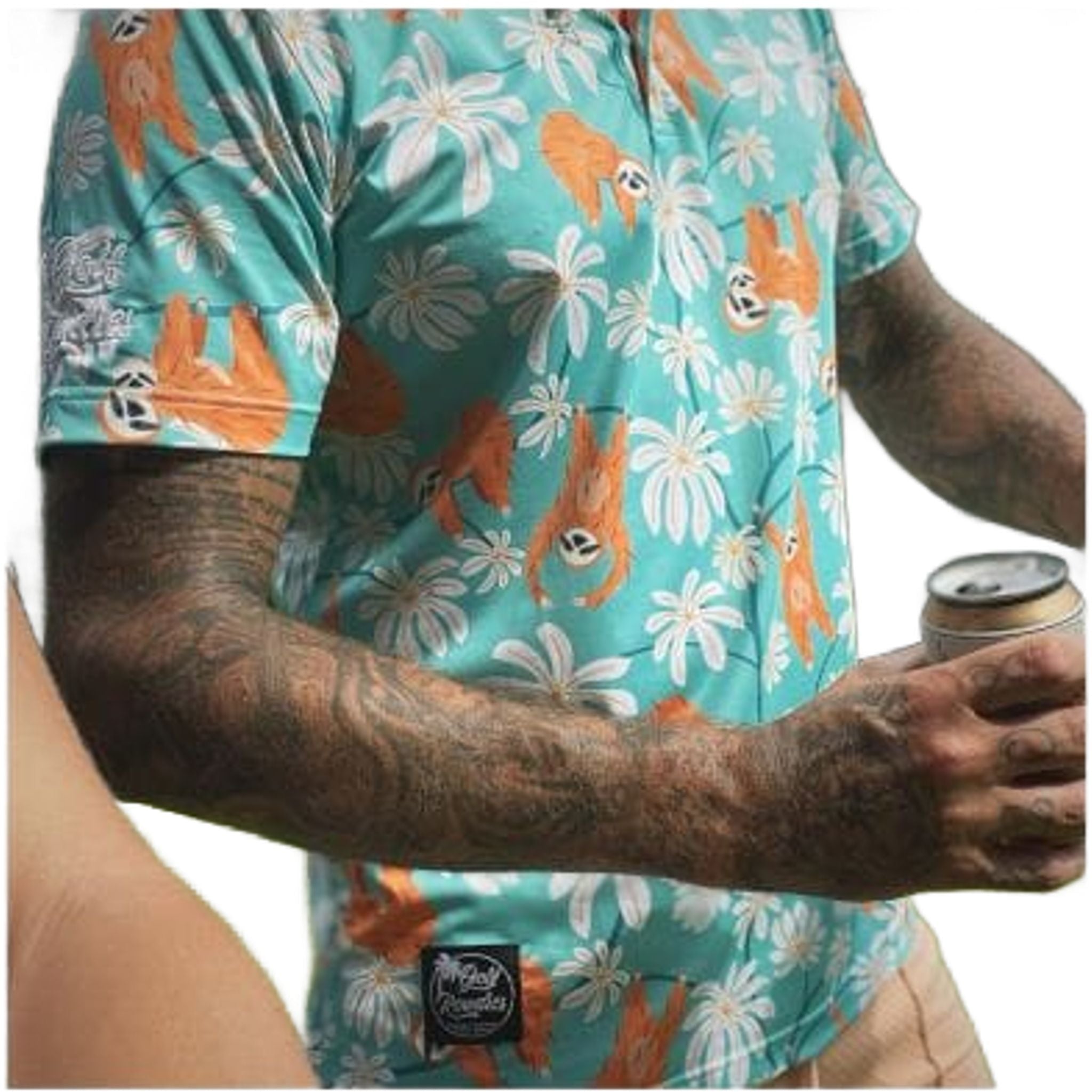 Golf Rowdies Faultier Polo Herren