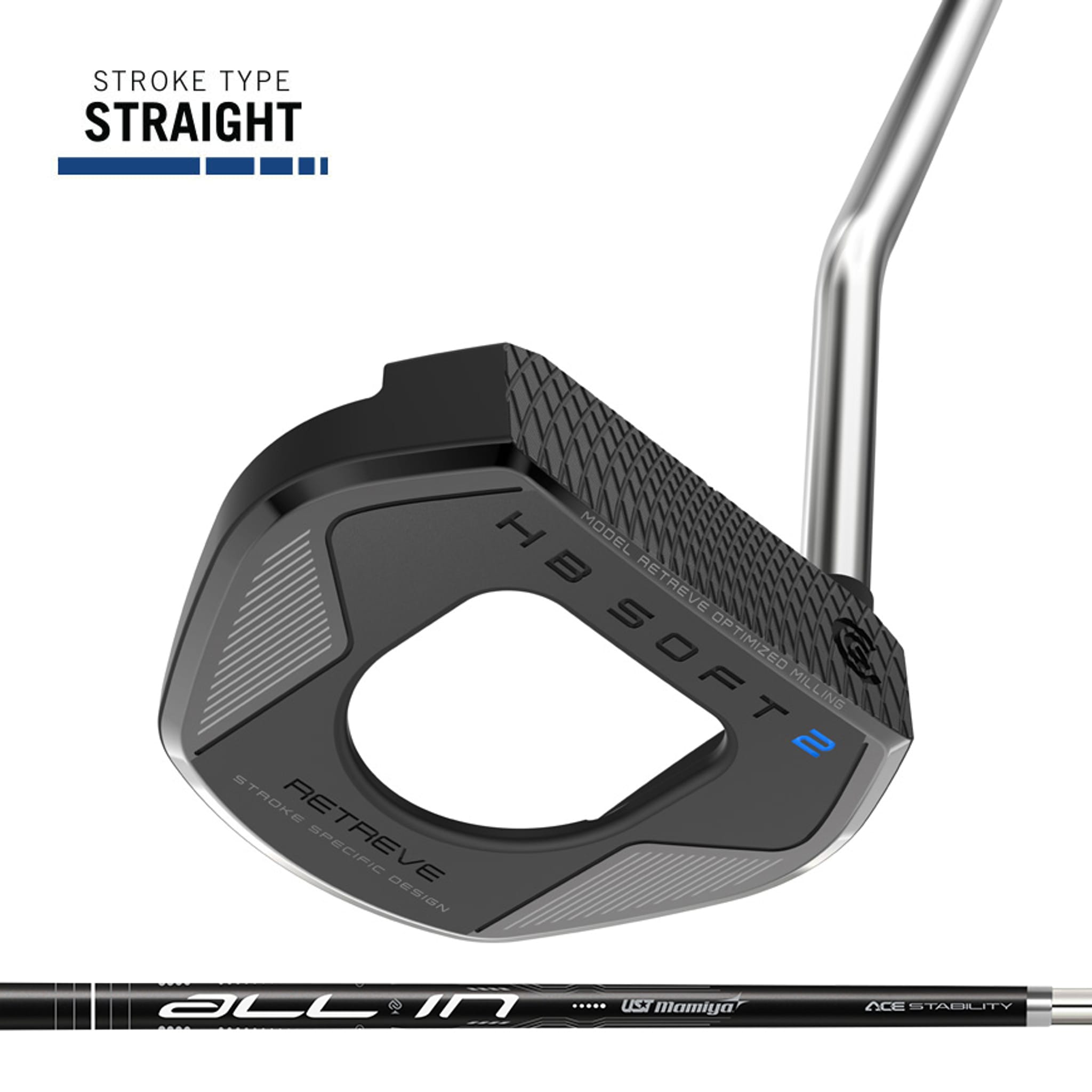 Cleveland HB Soft 2 Black Satin Retreve Putter