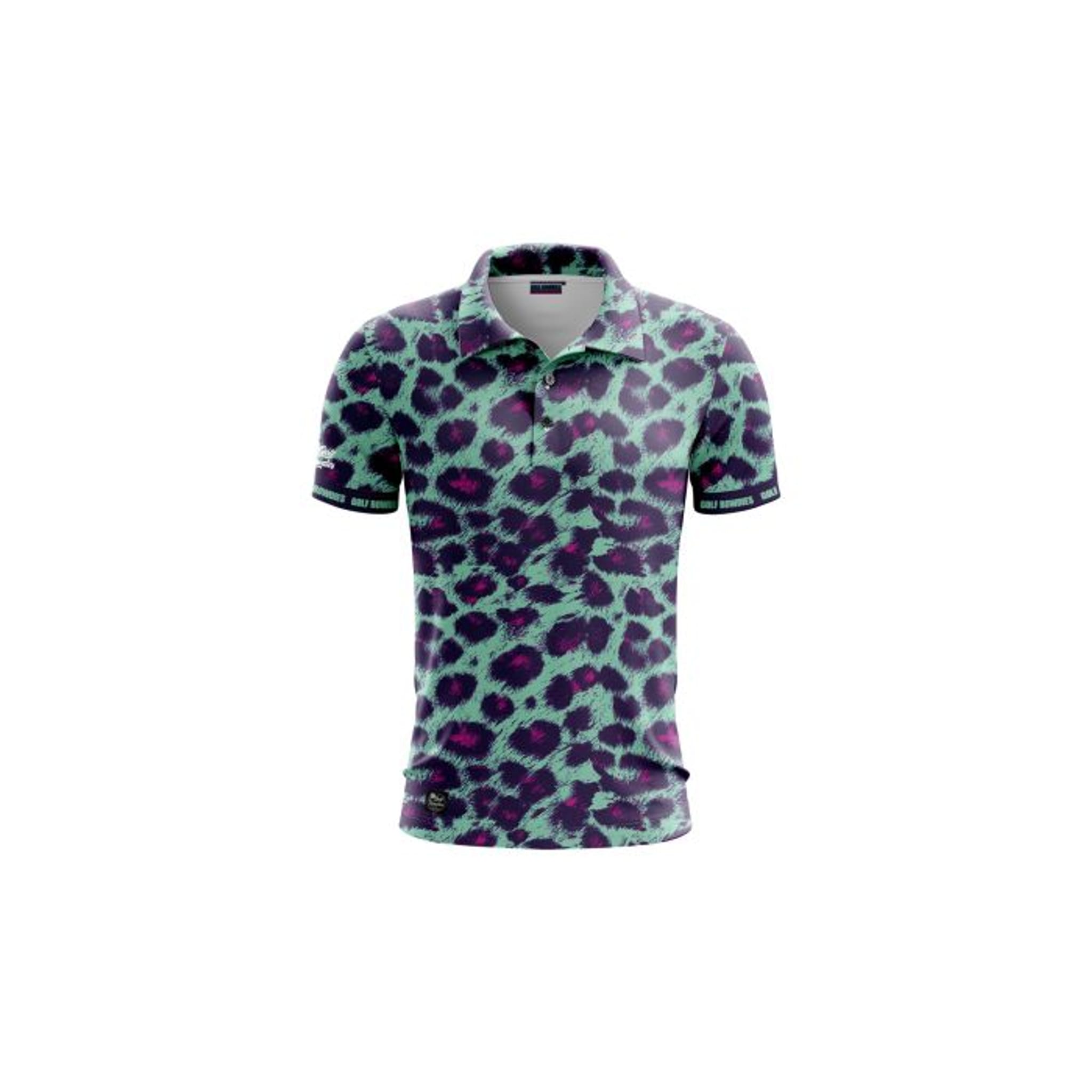 Golf Rowdies Leopard Polo Herren