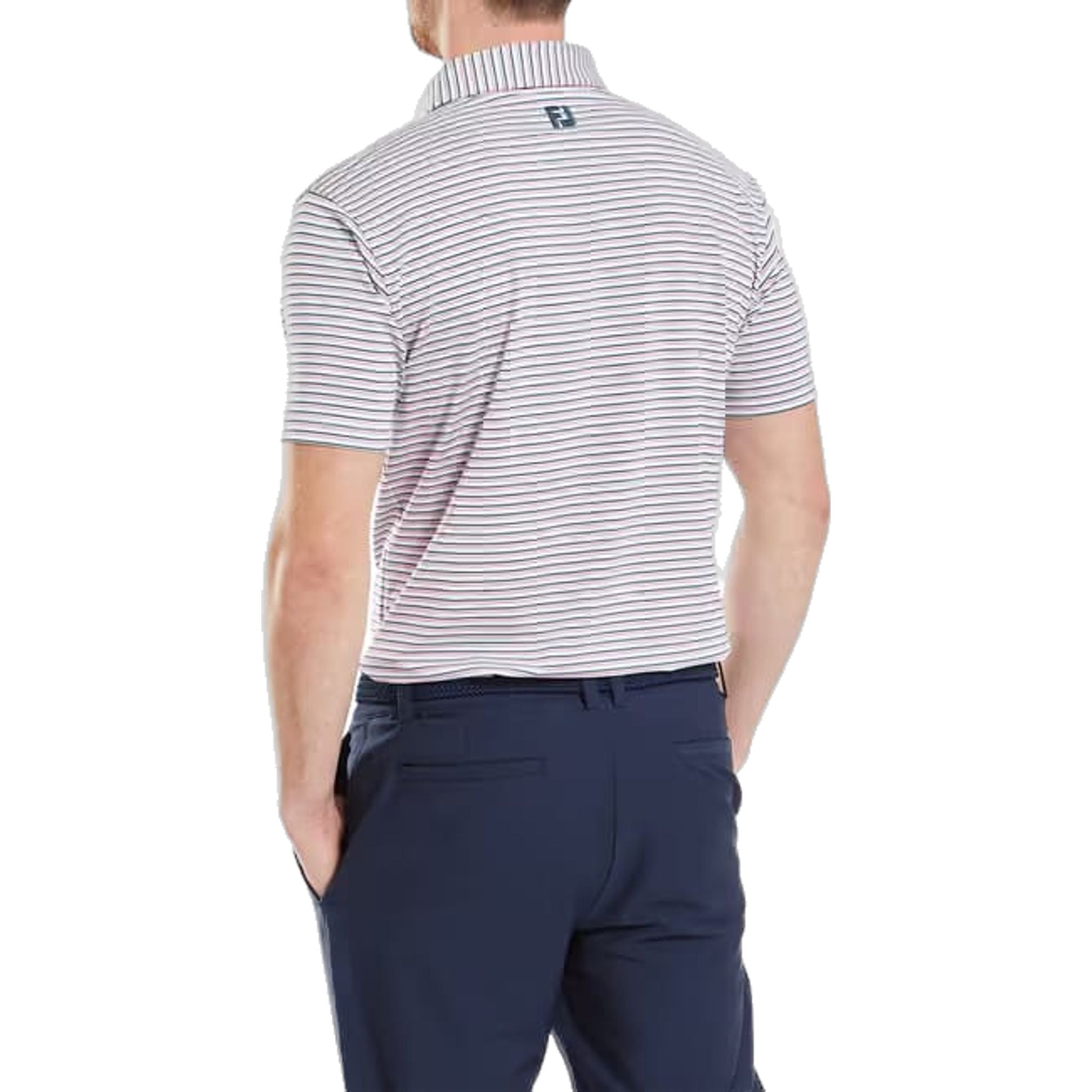 Moška polo majica Footjoy Balance Stripe Lisle