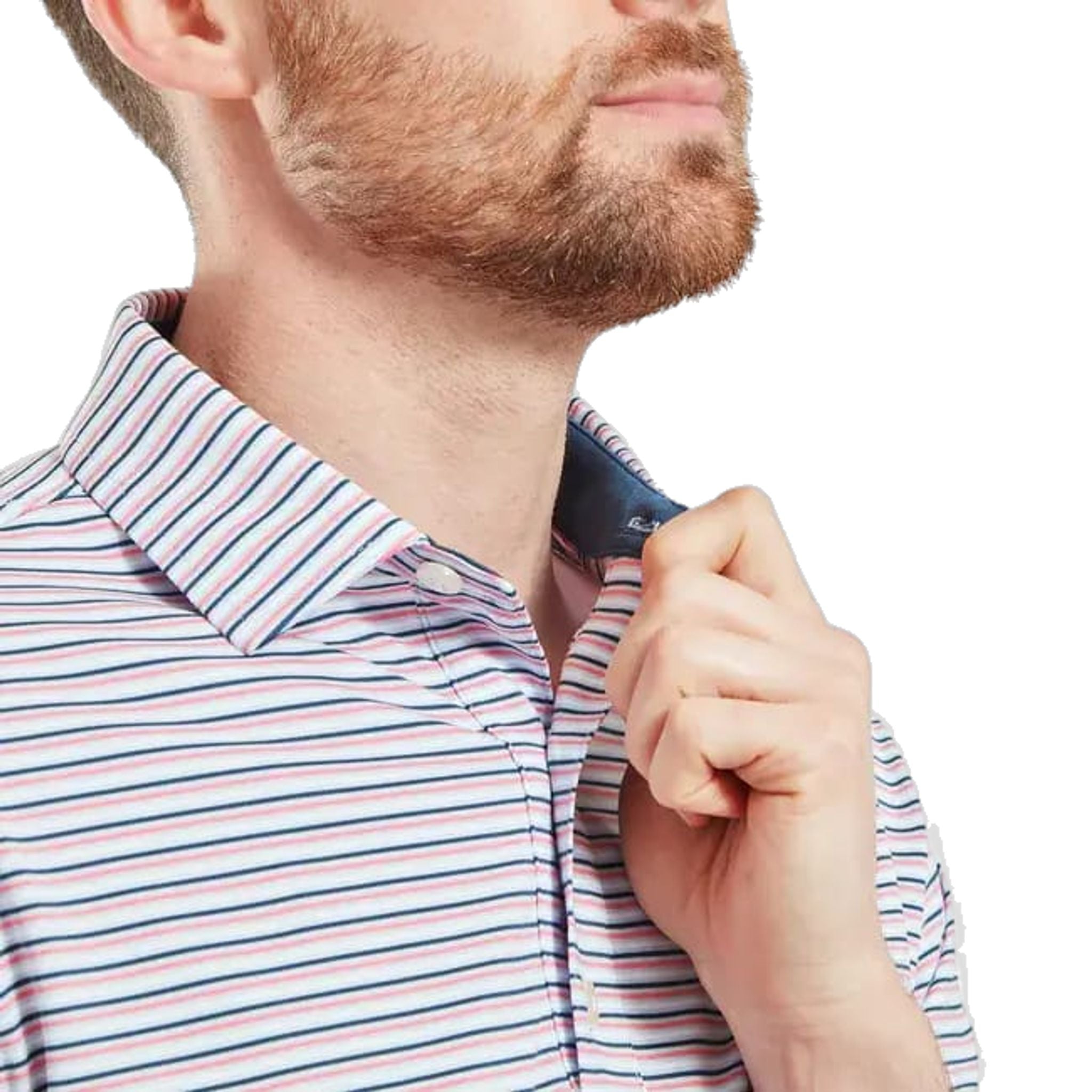 Moška polo majica Footjoy Balance Stripe Lisle