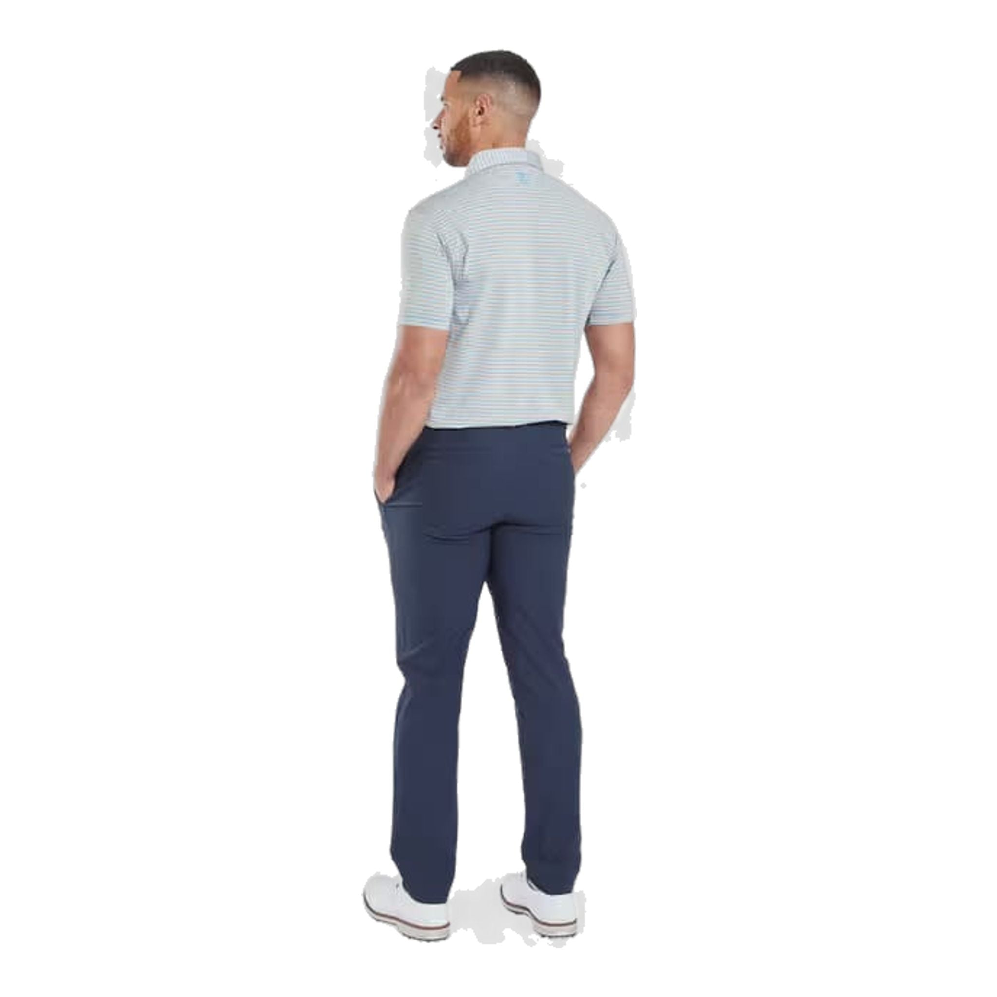 Moška polo majica Footjoy Balance Stripe Lisle