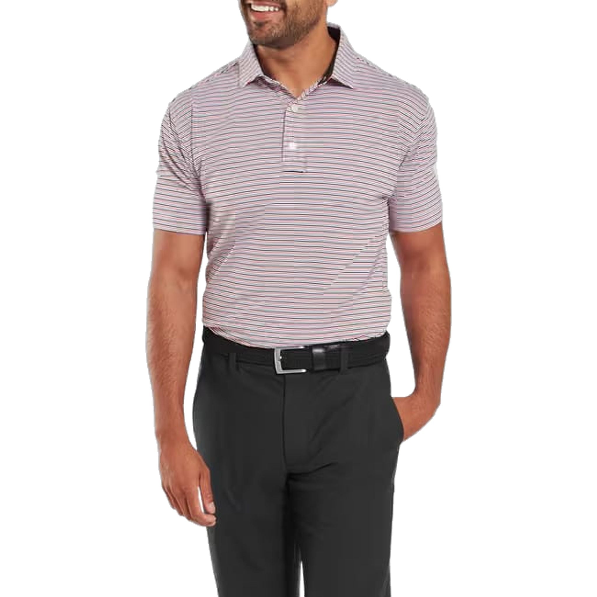 Moška polo majica Footjoy Balance Stripe Lisle