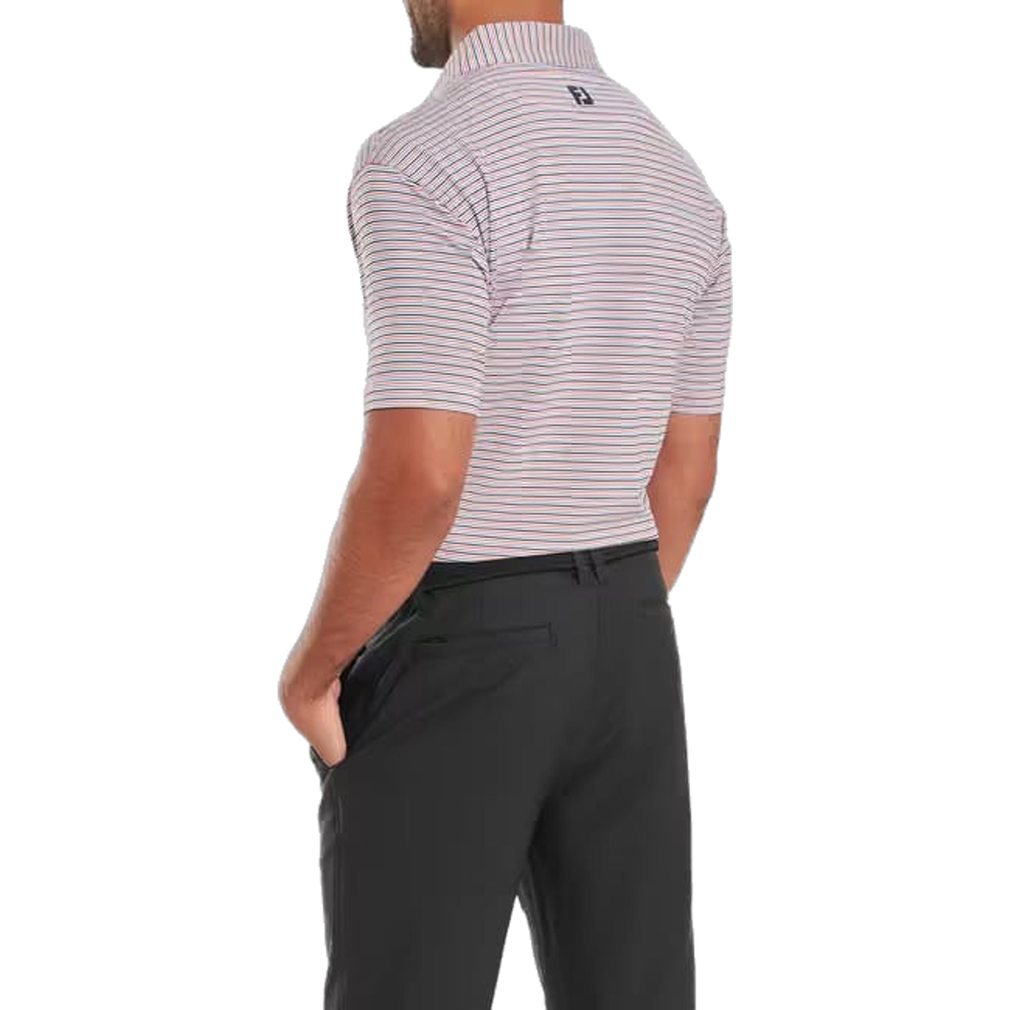 Moška polo majica Footjoy Balance Stripe Lisle