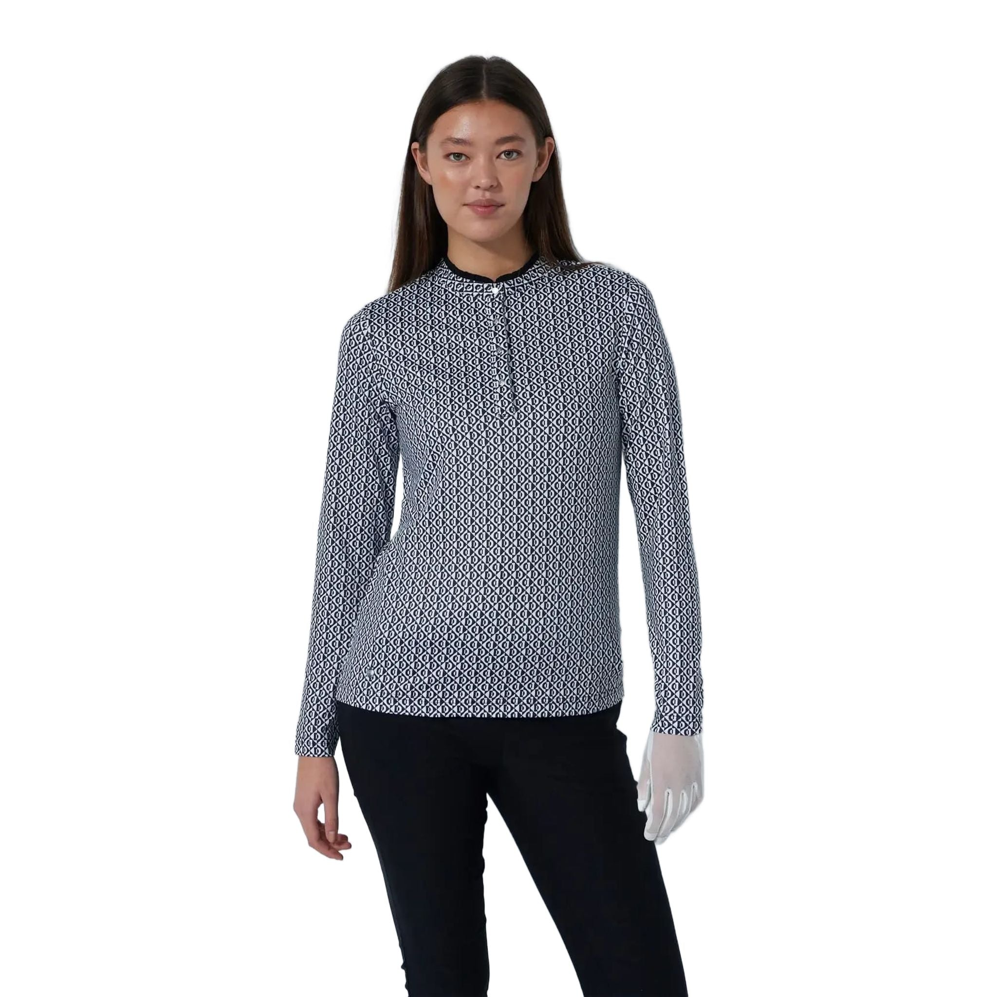 Daily Sports Diamond Ls Half Neck Midlayer Damen
