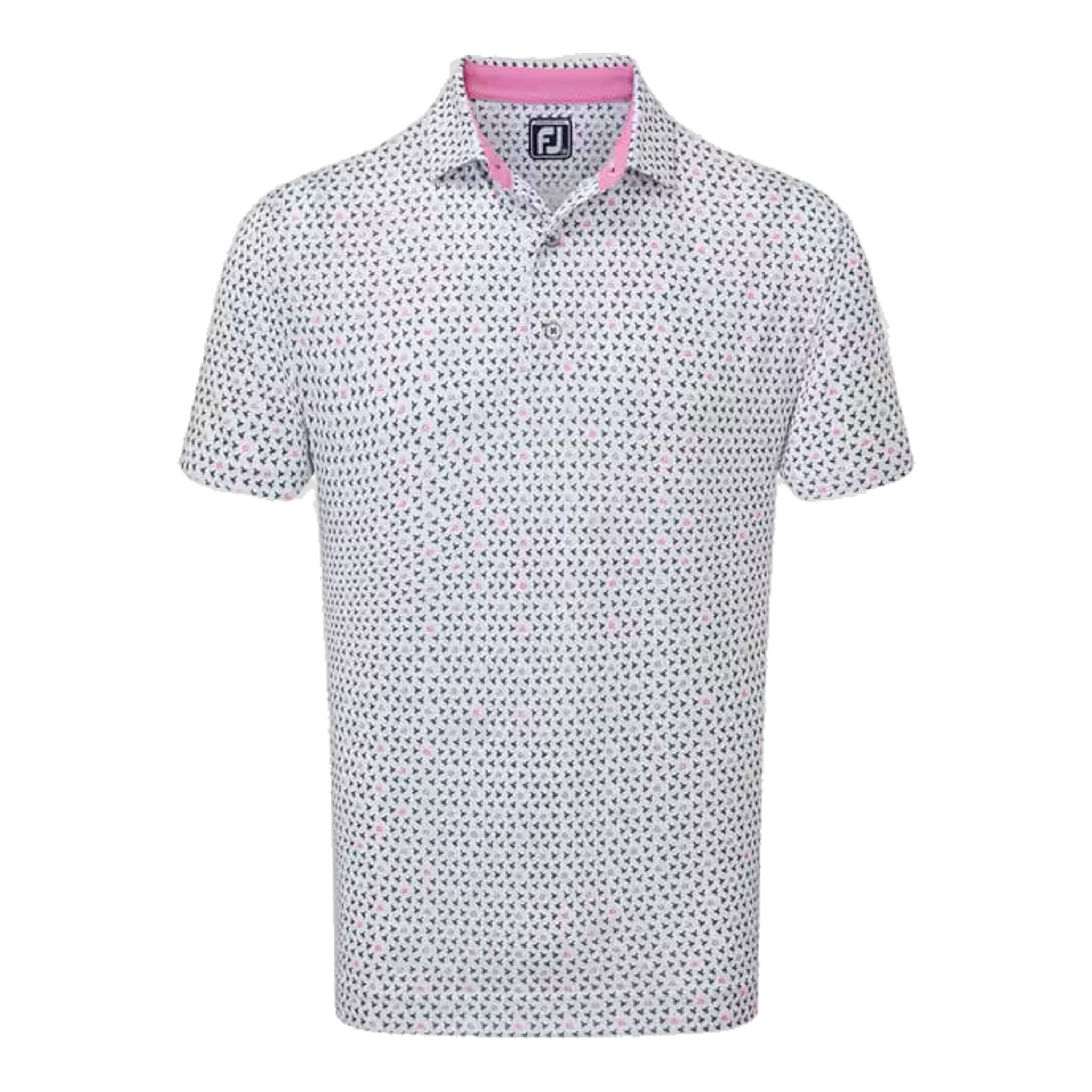 Footjoy Flying Wasp Print Polo Herren