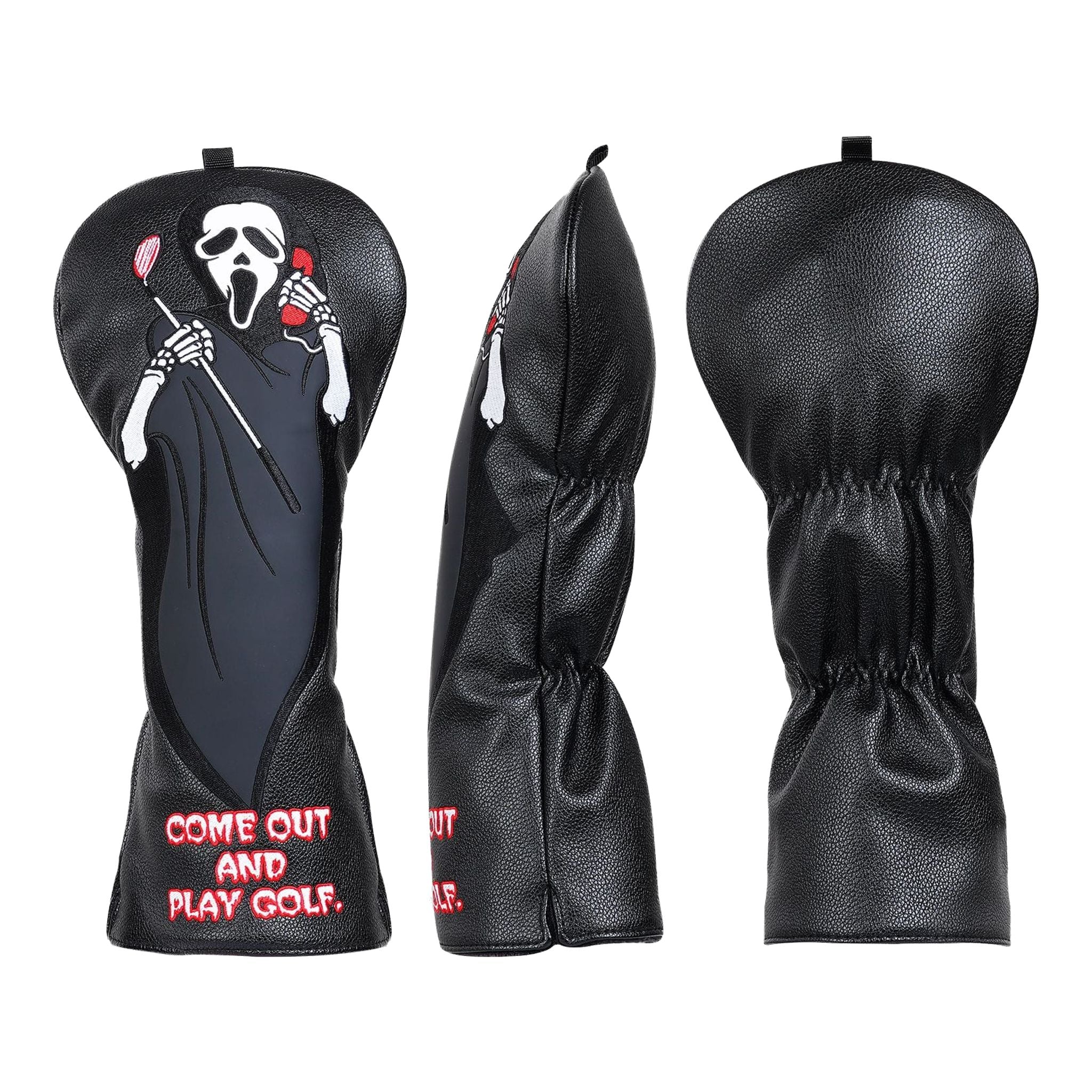 Emroydered Headcovers Come Out Play Golf Reaper Driver Headcover