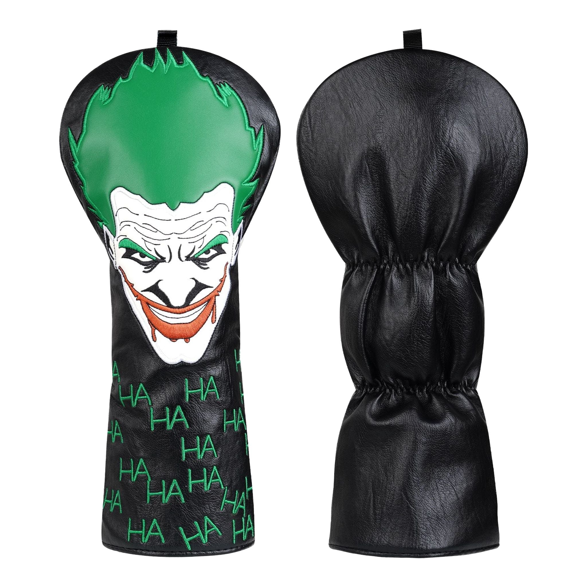 Emroydered Headcovers Joker Black Driver Headcover