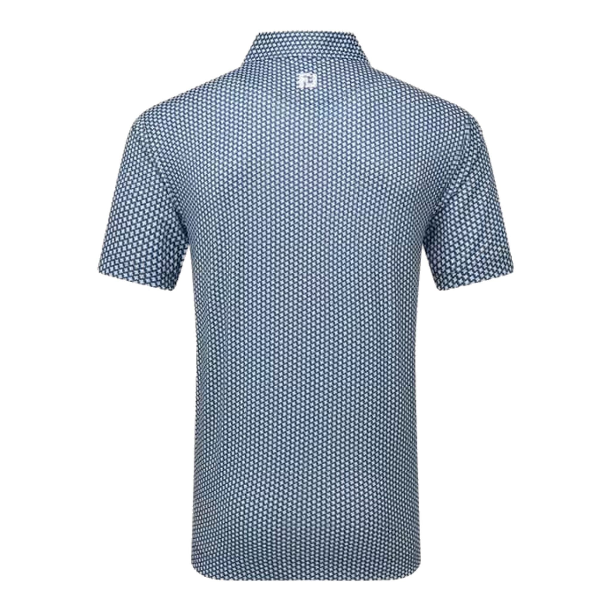 Footjoy Houndstooth Geo Lisle Polo Herren