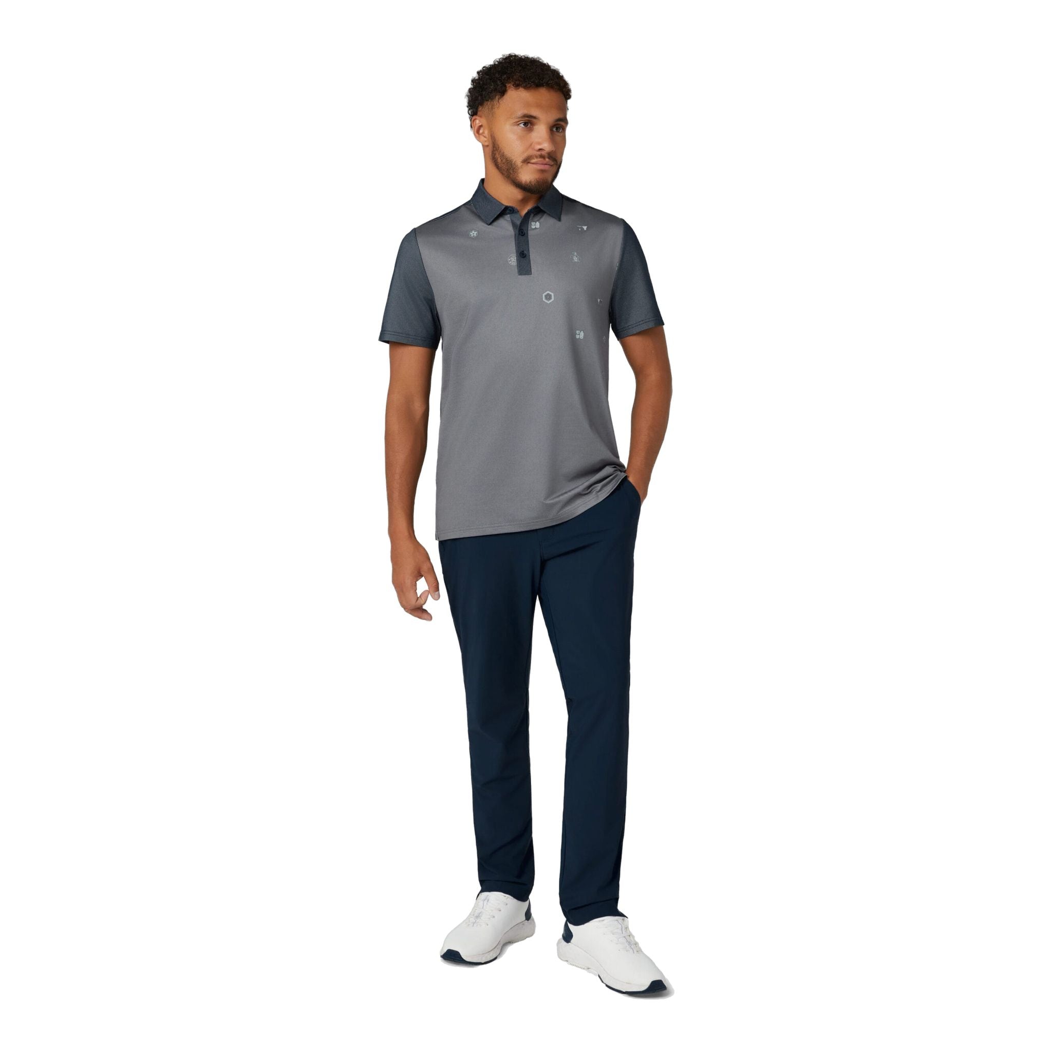 Original Penguin Pete's 50's Block Polo Herren